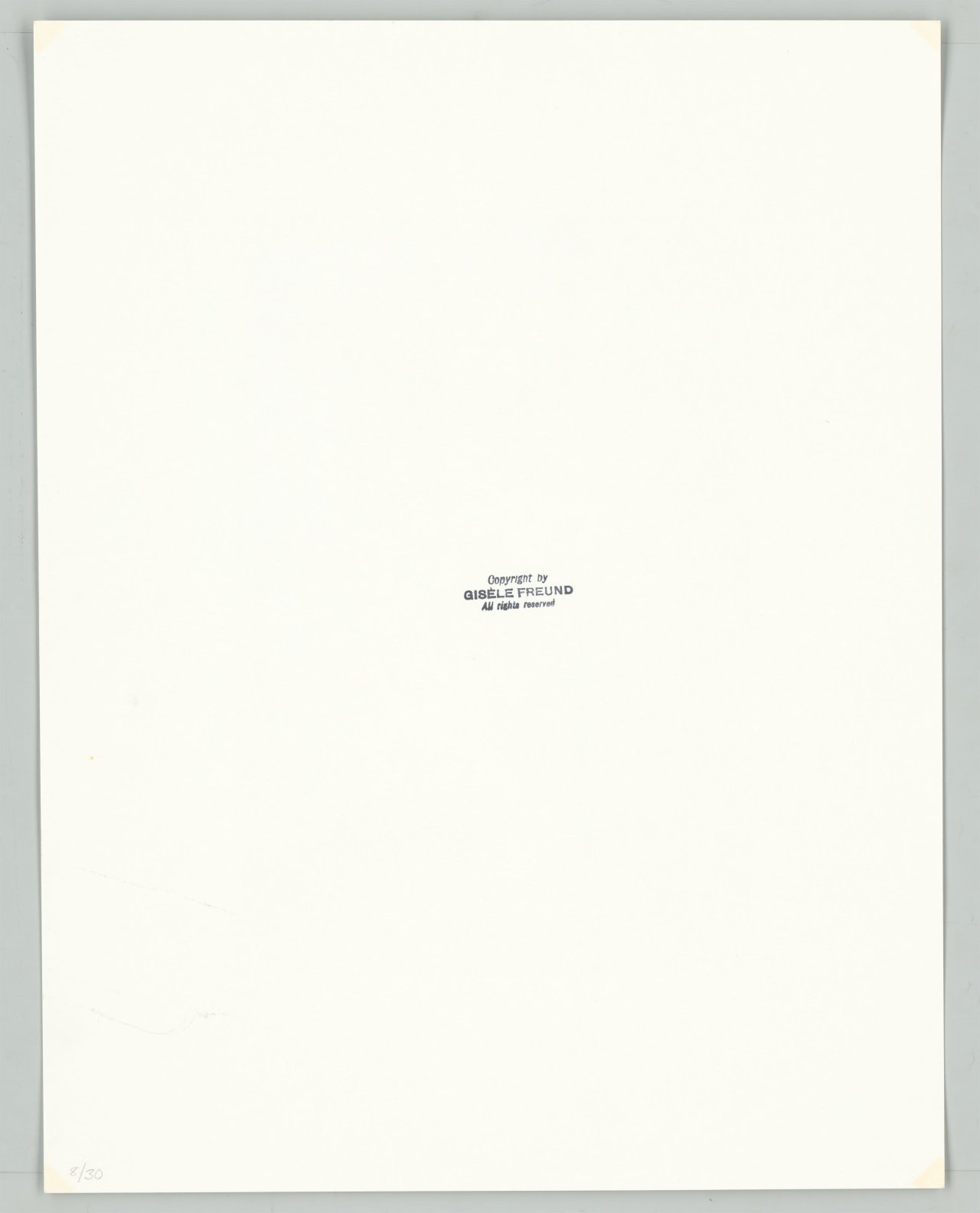 This picture shows the following artwork: Gisèle Freund. André Malraux. 1939.