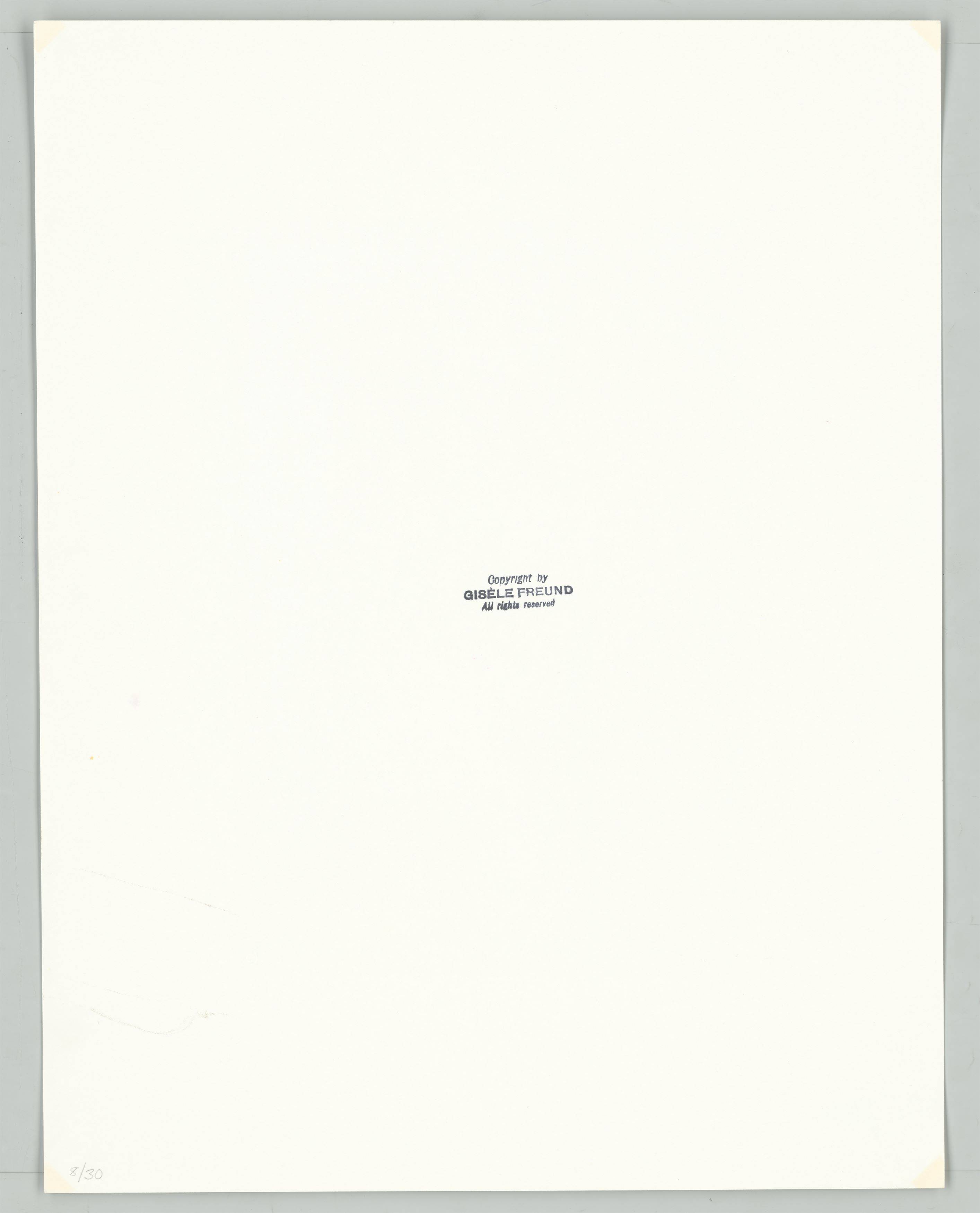 This picture shows the following artwork: Gisèle Freund. André Malraux. 1939.