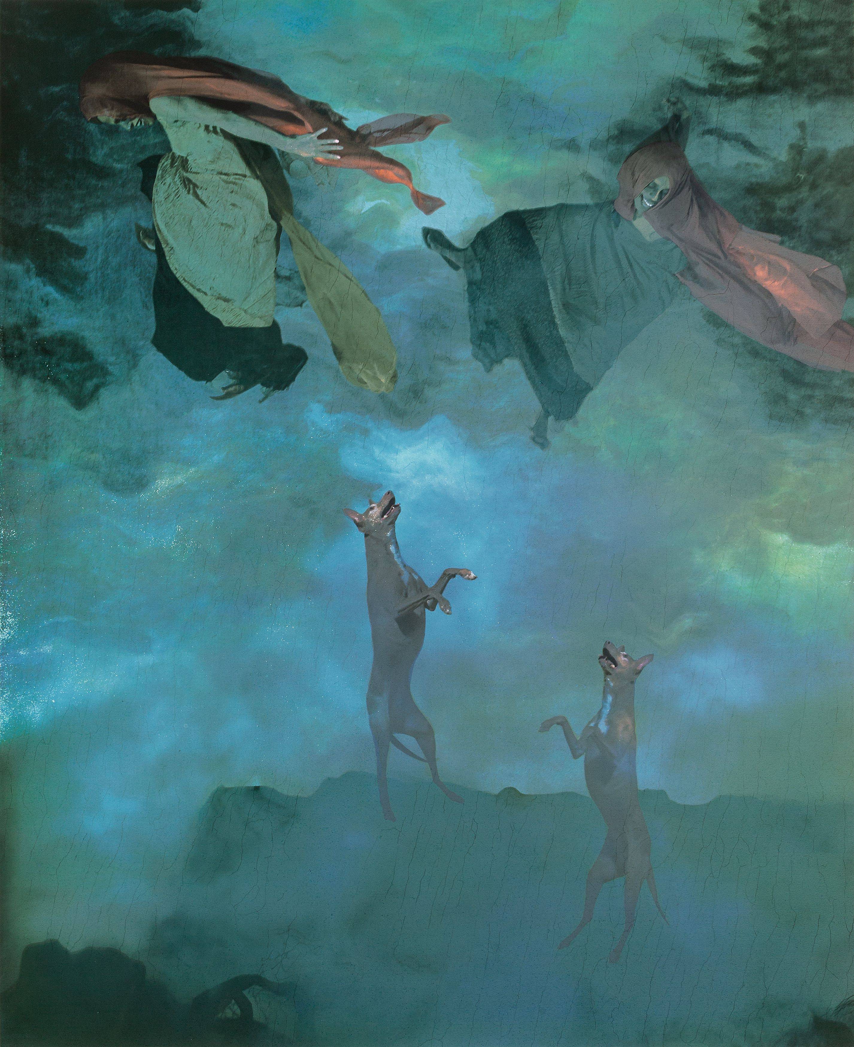 This picture shows the following artwork: Tracey Moffatt. ”Invocations” # 8, from the series ”Invocations”. 2000.