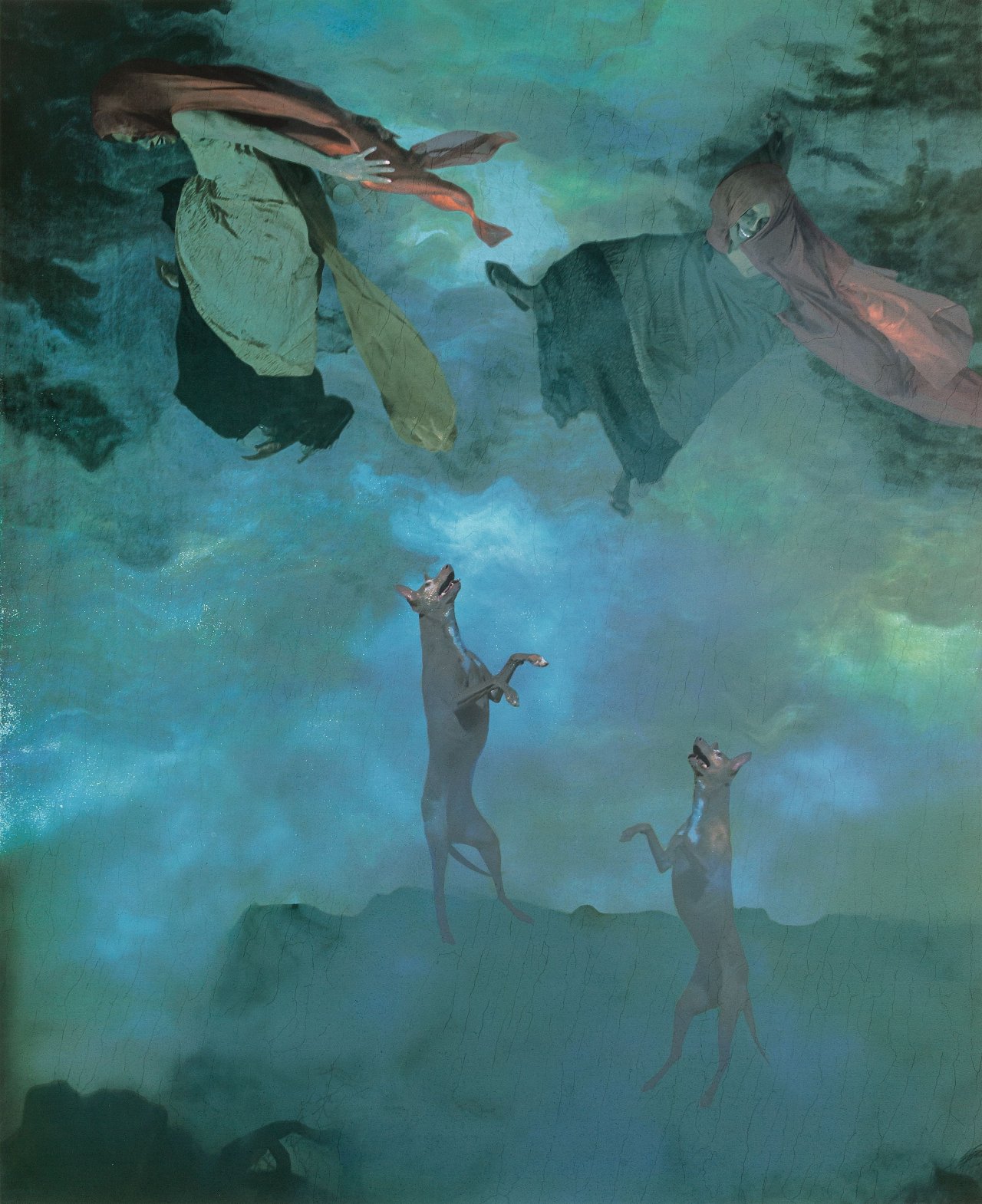 This picture shows the following artwork: Tracey Moffatt. ”Invocations” # 8, from the series ”Invocations”. 2000.