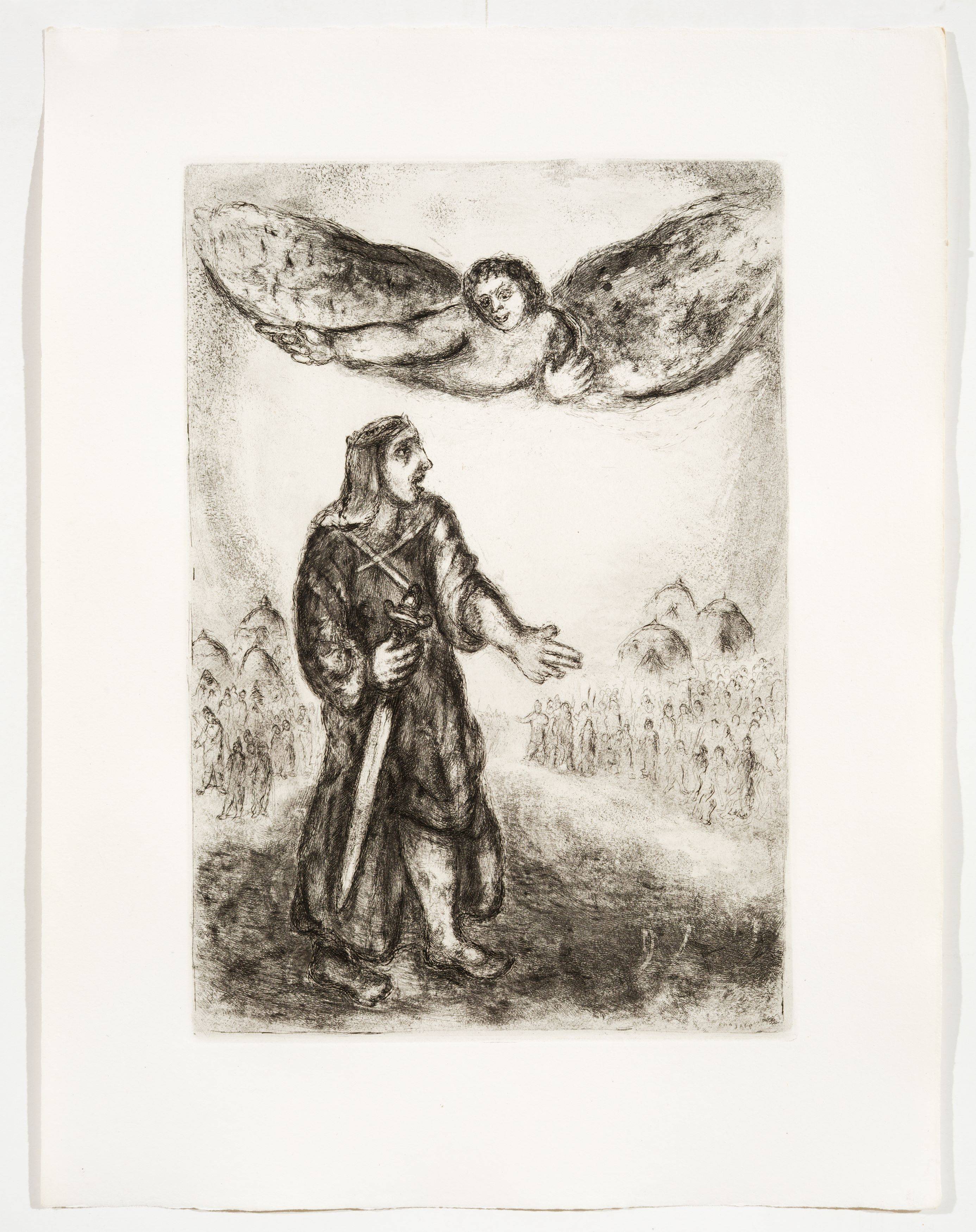 Auf diesem Bild ist das folgende Kunstwerk zu sehen: Marc Chagall. „Bible“. 1956.