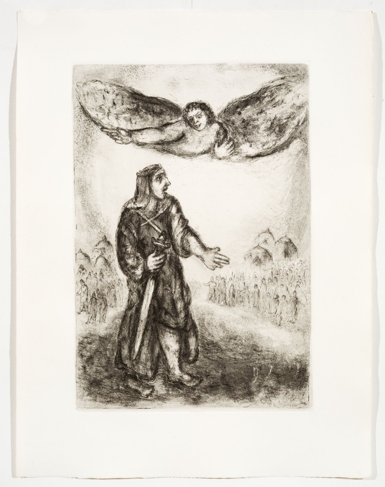 Auf diesem Bild ist das folgende Kunstwerk zu sehen: Marc Chagall. „Bible“. 1956.
