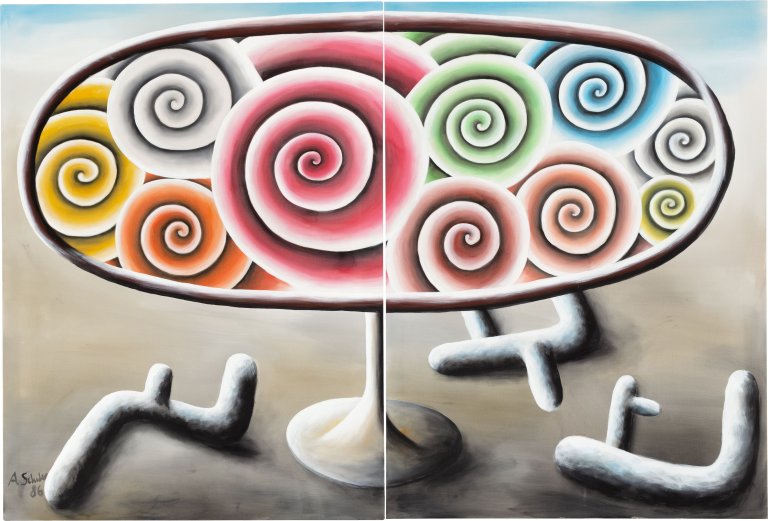 This picture shows the following artwork: Andreas Schulze. Untitled. 1986.