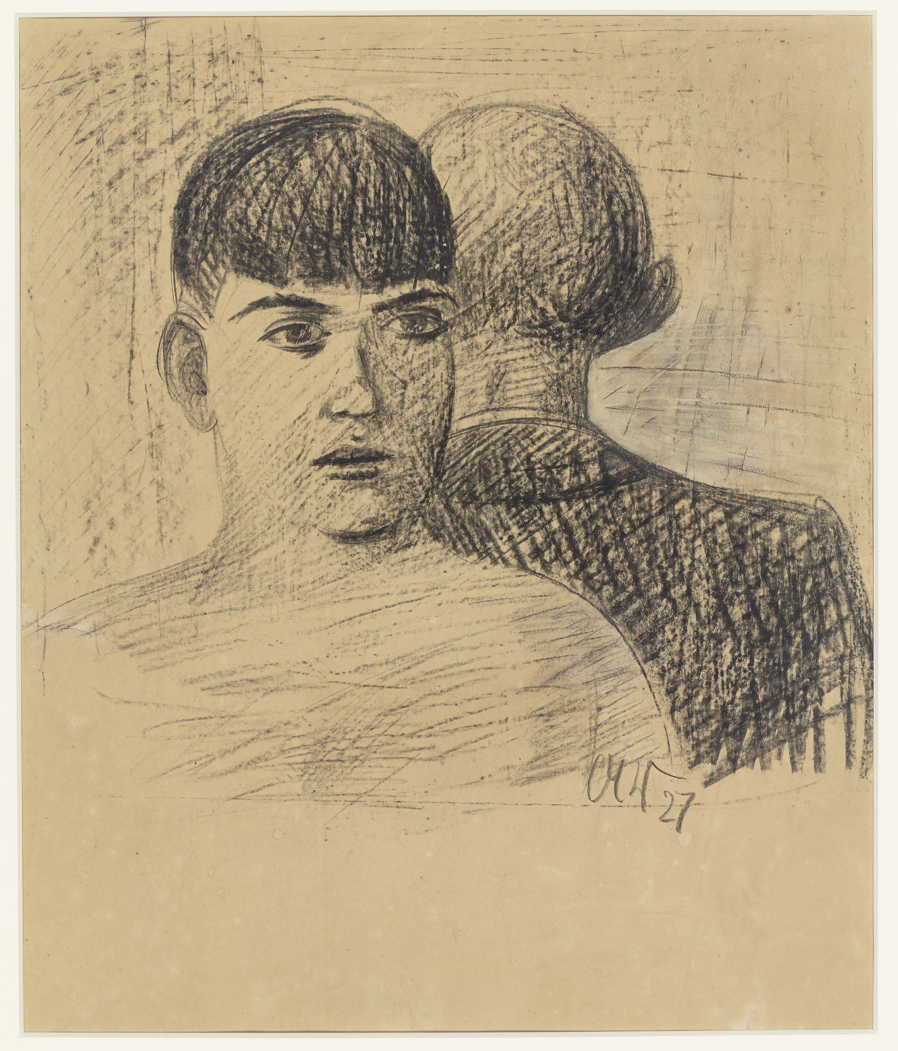This picture shows the following artwork: Anton Räderscheidt. ”Das Paar”. 1927.