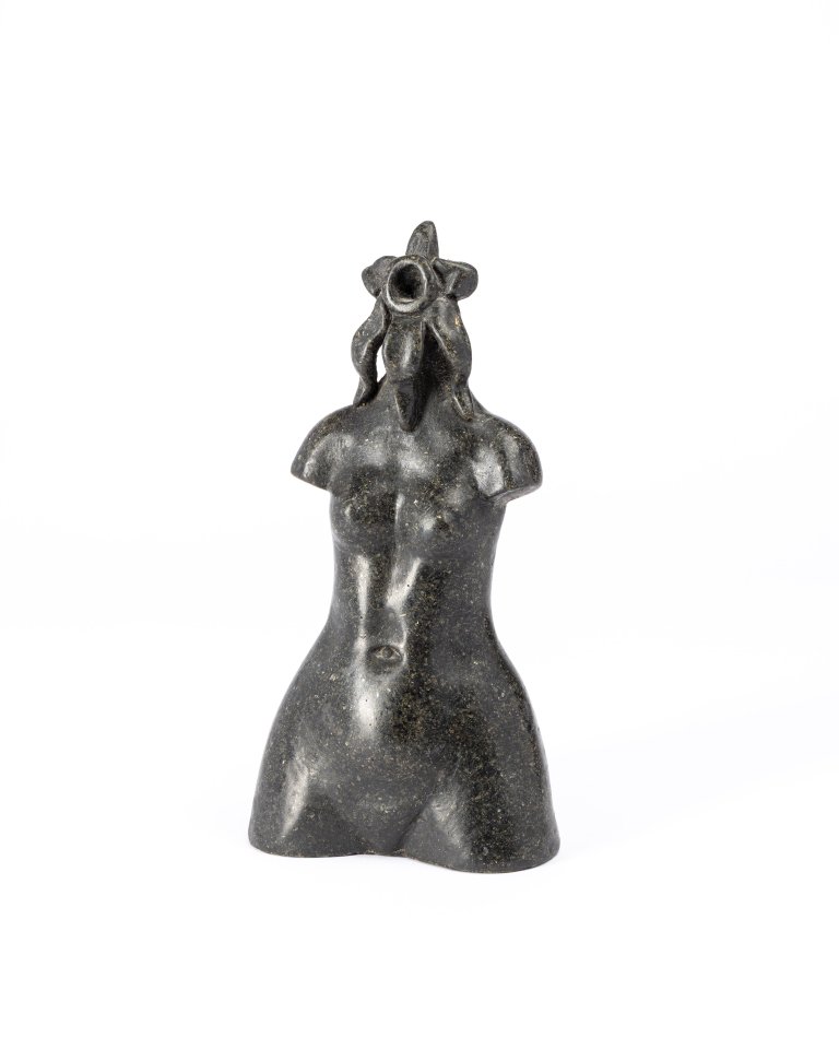Auf diesem Bild ist das folgende Kunstwerk zu sehen: Rainer Kriester. Femme fleur. 1976.