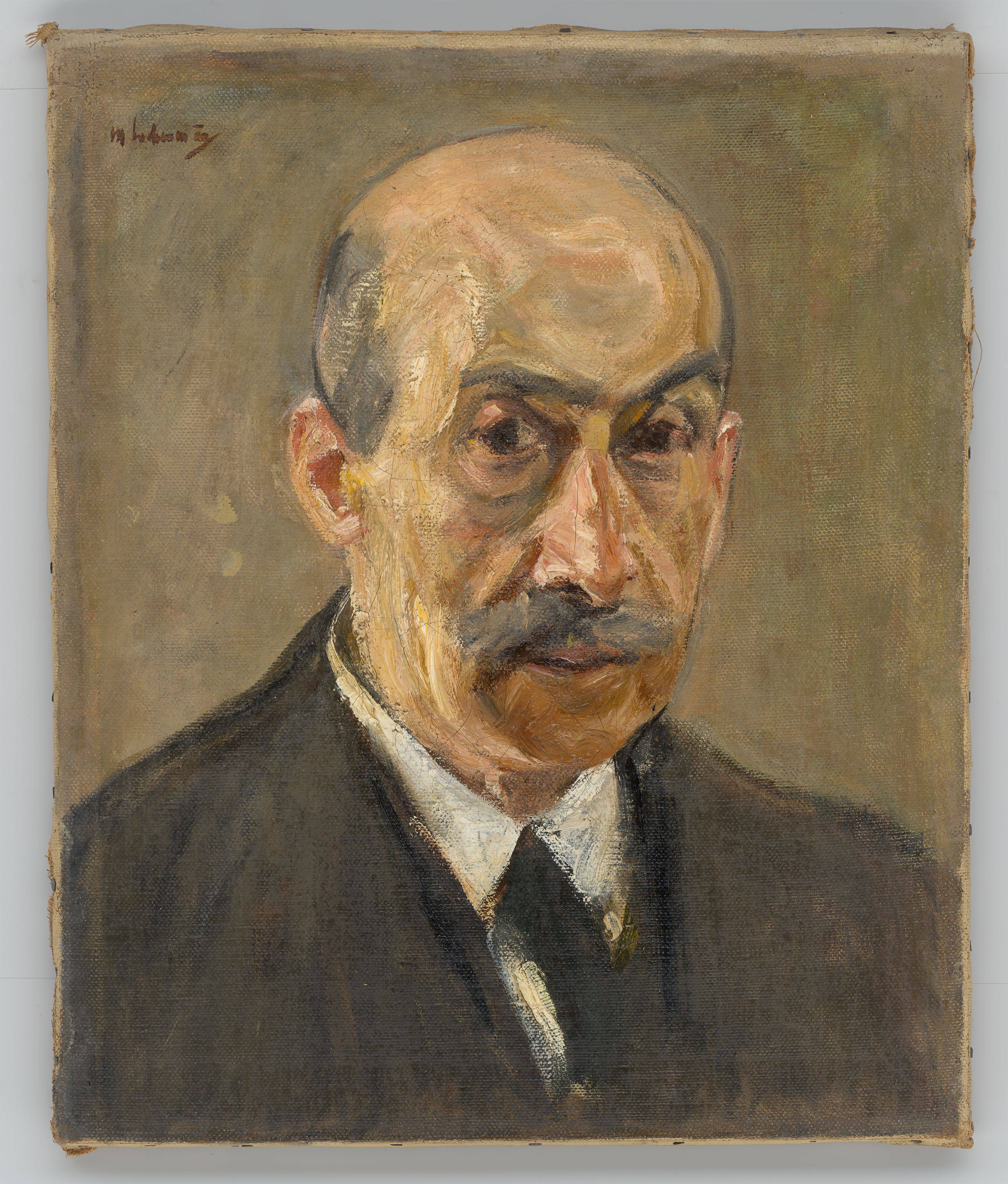 This picture shows the following artwork: Max Liebermann. ”Selbstbildnis”. 1919/22.