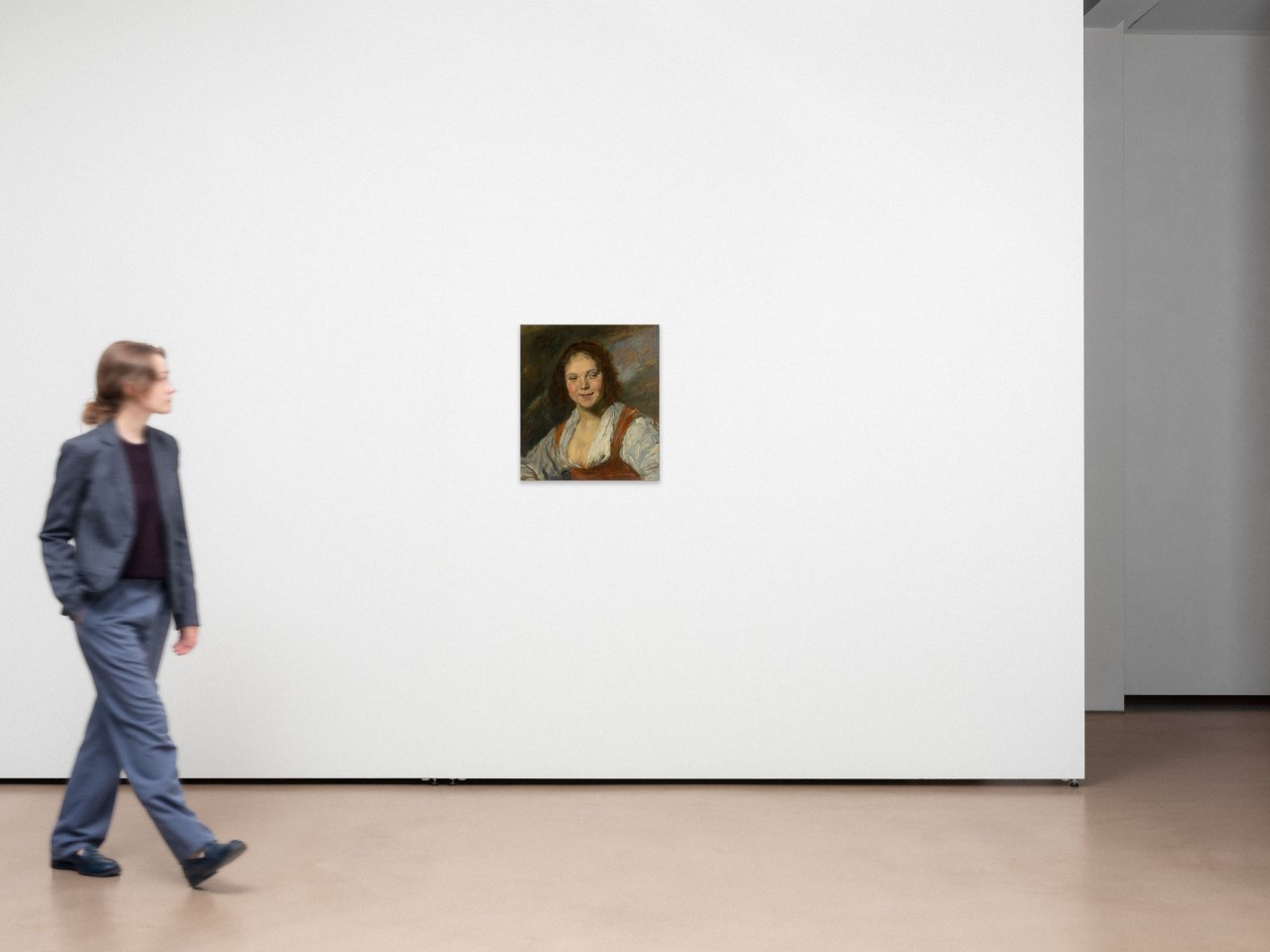This picture shows the following artwork: Max Liebermann. ”Kopie der Bohémienne von Frans Hals” (Copy of the Bohémienne by Frans Hals). 1873/74.