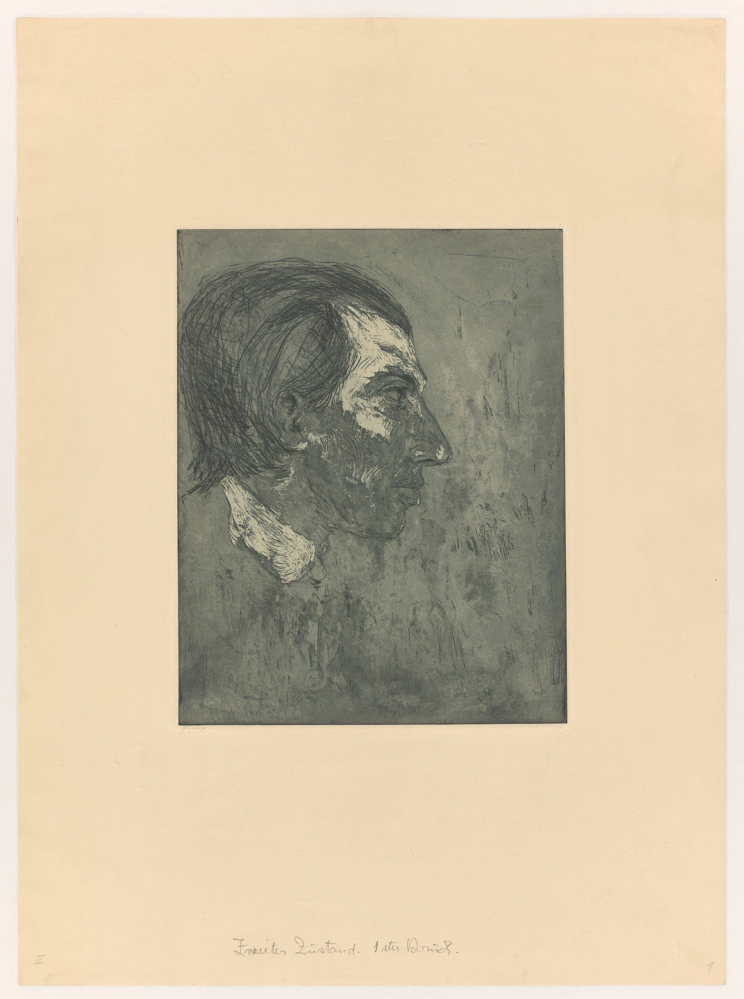 This picture shows the following artwork: Emil Nolde. ”Hugo del Caril”. 1908.