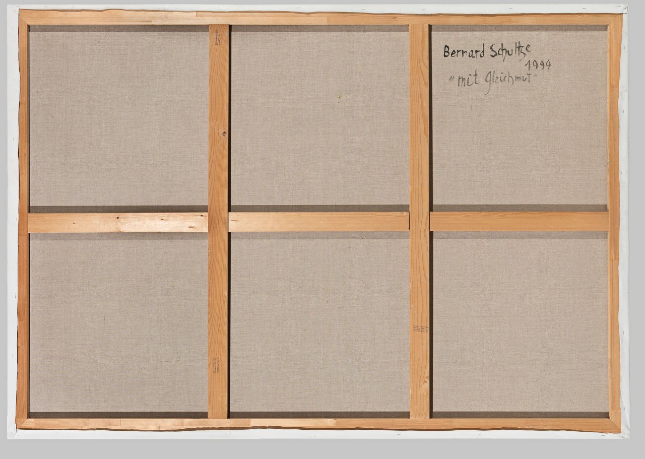 This picture shows the following artwork: Bernard Schultze. ”mit Gleichmut