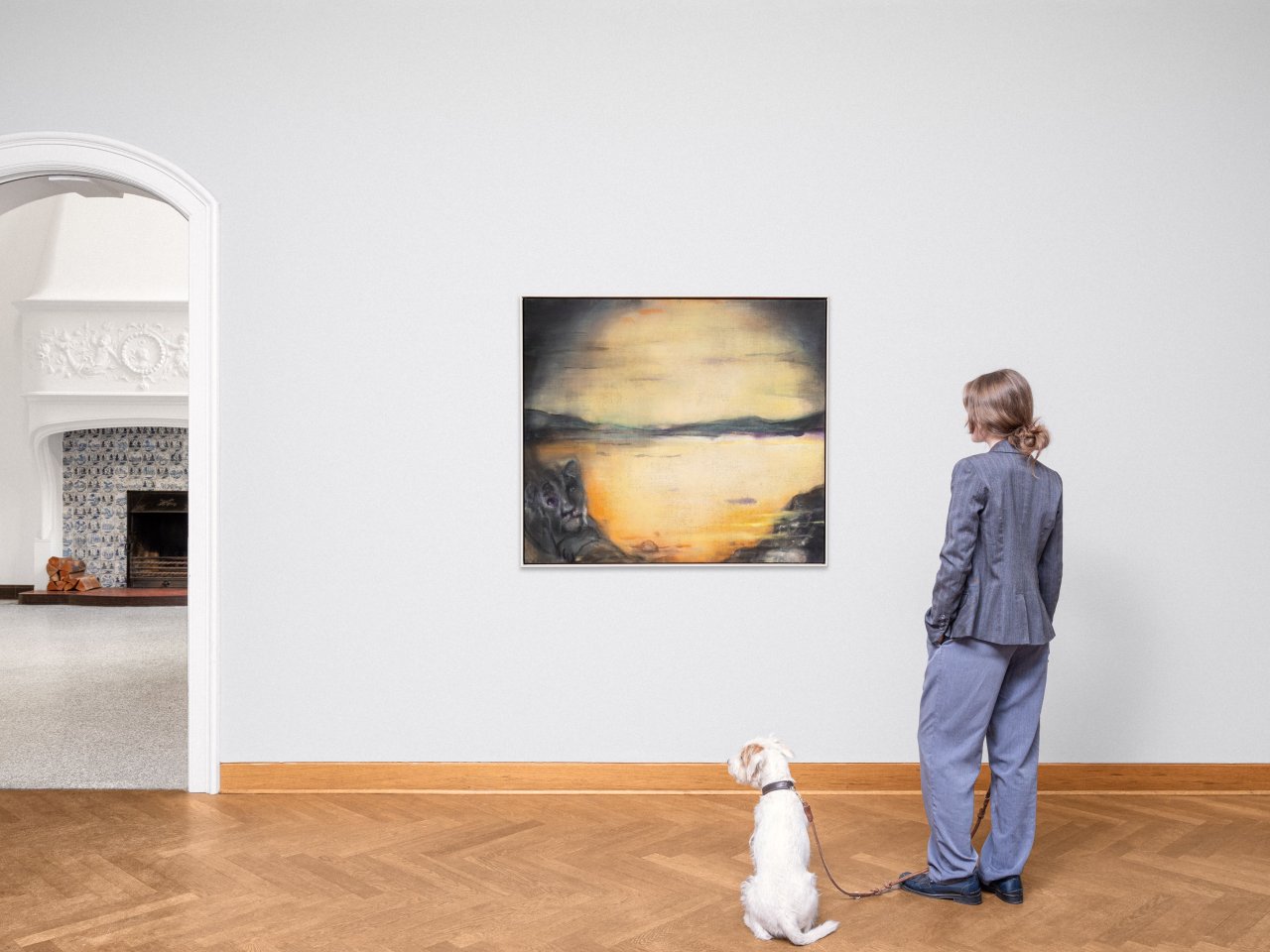 This picture shows the following artwork: Leiko Ikemura. Untitled. 2009.