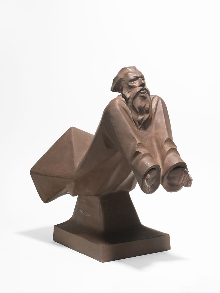 This picture shows the following artwork: Ernst Barlach. ”Schwebender Gottvater”. 1923/before 1934.