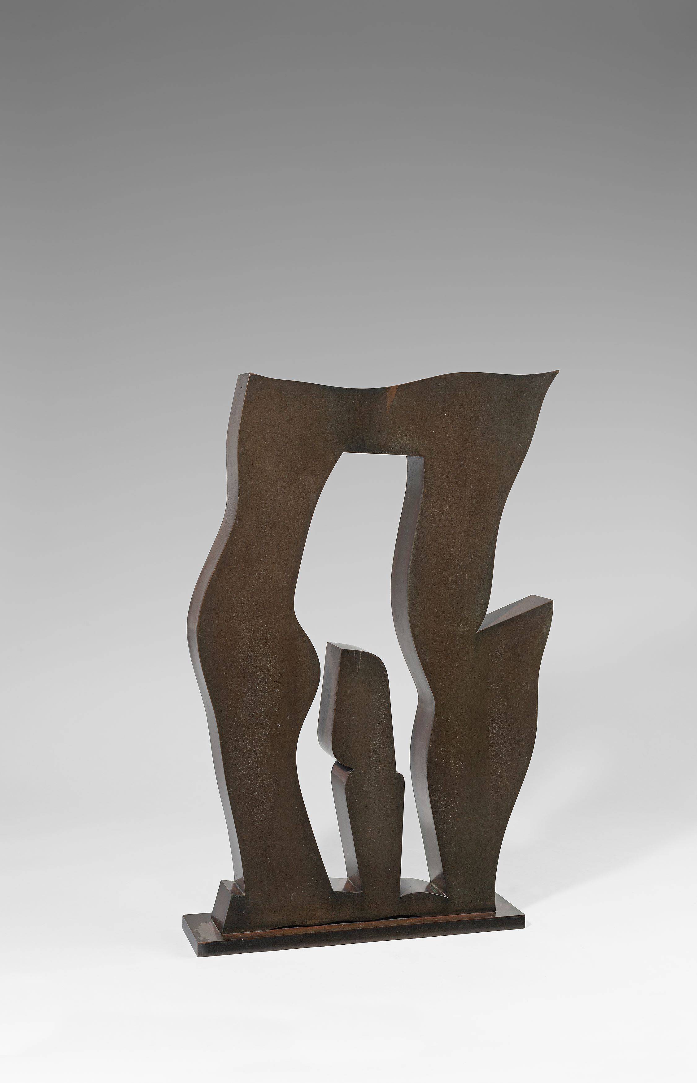Auf diesem Bild ist das folgende Kunstwerk zu sehen: Hans Arp. „Das Ding auf der Schwelle“ („Objet sur le seuil/Object on the threshold“). 1959–1962.