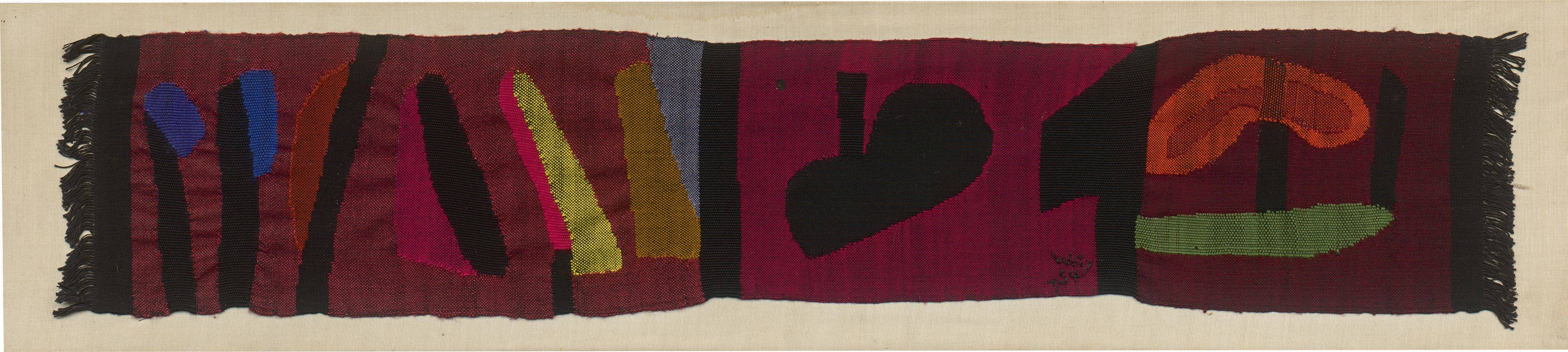 This picture shows the following artwork: Woty Werner. ”Hafenweg”. 1954.