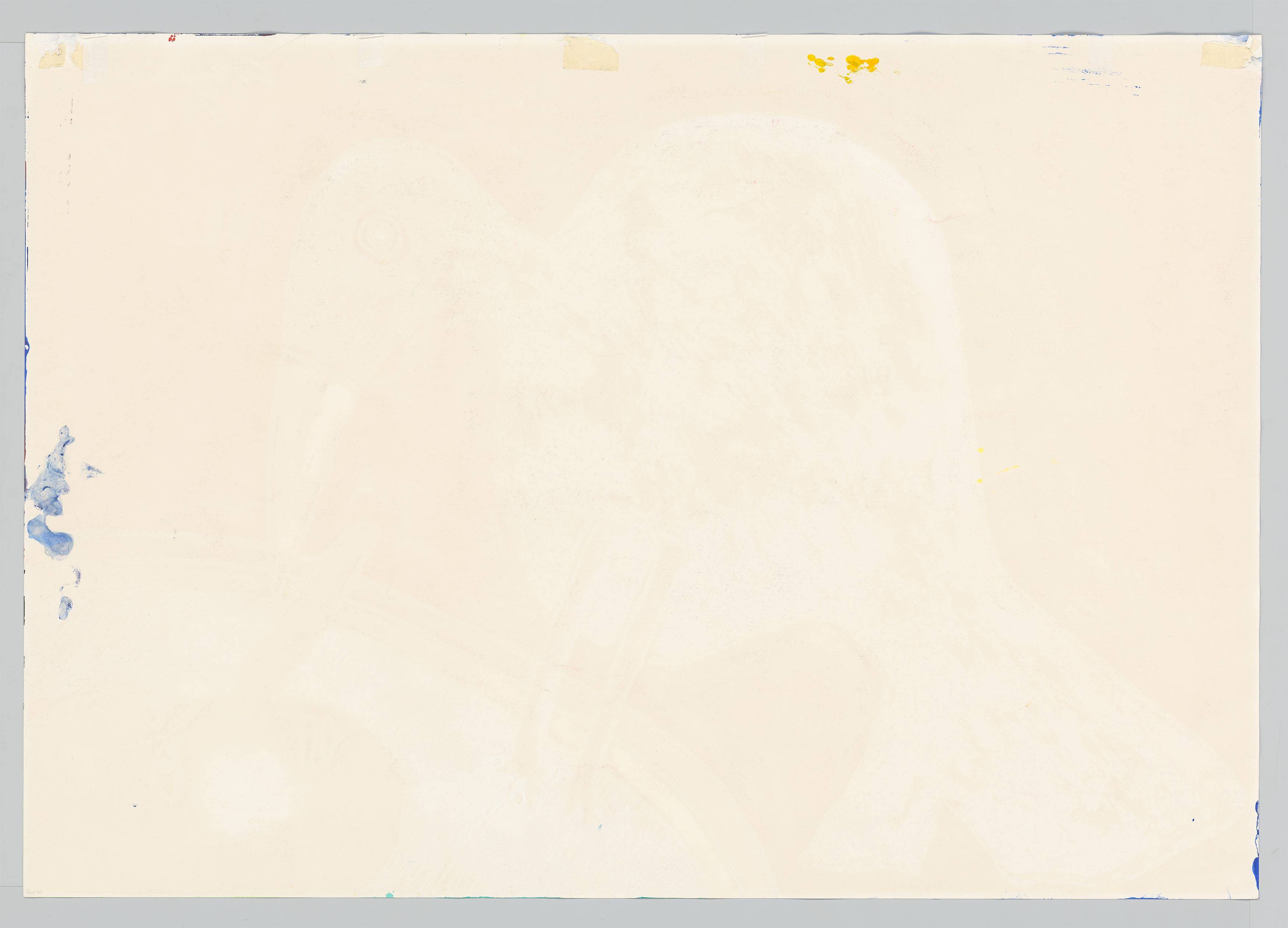 This picture shows the following artwork:  Corneille (i.e. Cornelis Guillaume Beverloo). Untitled, from the series ”Les aventures de Pinocchio”. 1973-88.
