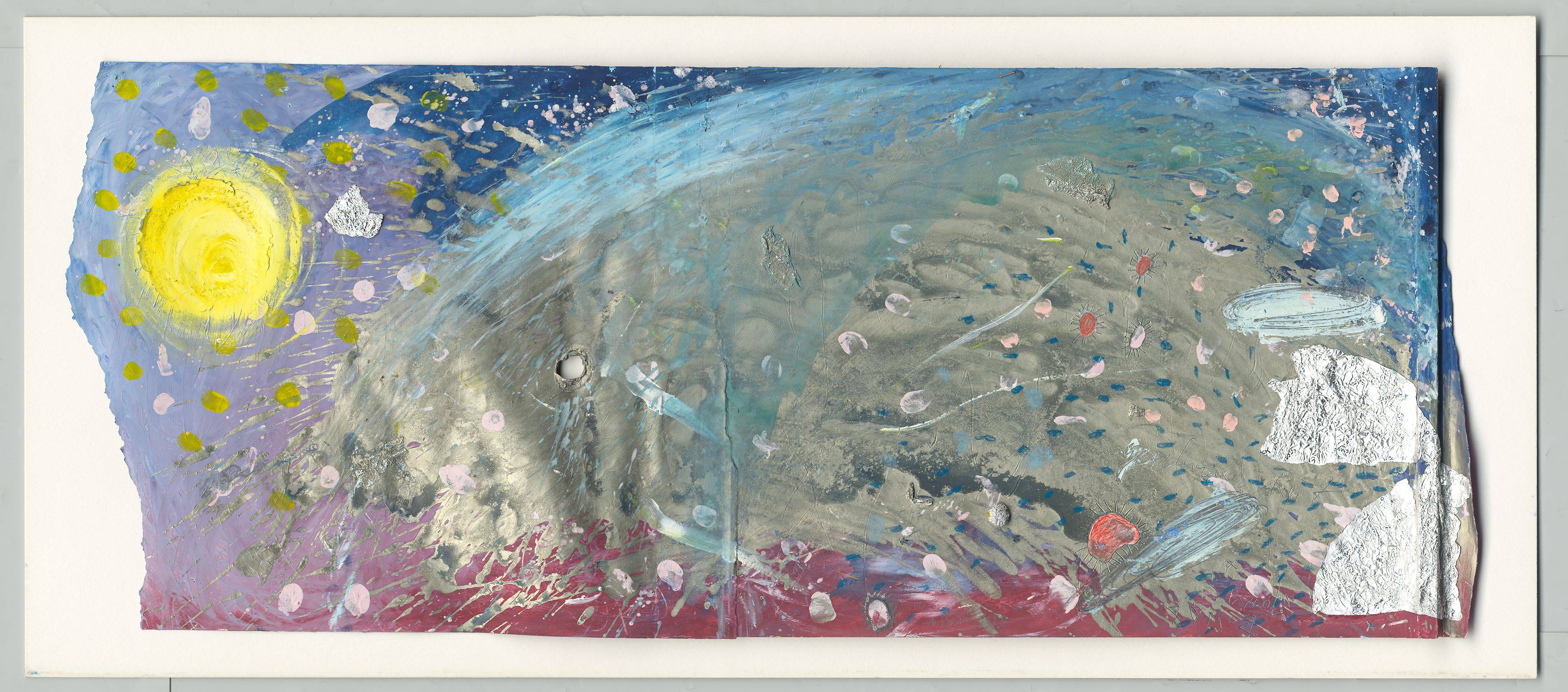 This picture shows the following artwork: Michael Buthe. Untitled. 1983.