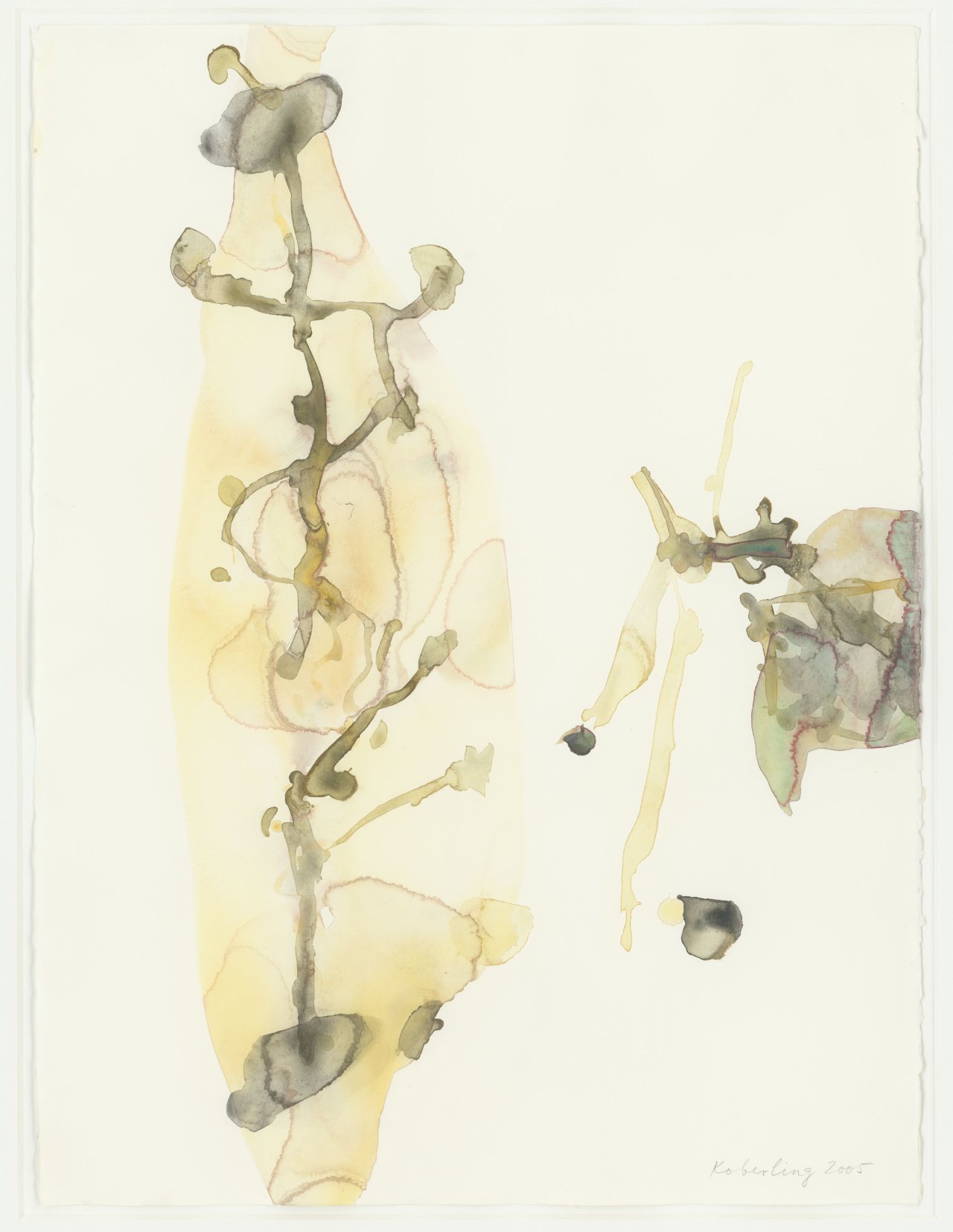 Auf diesem Bild ist das folgende Kunstwerk zu sehen: Bernd Koberling. Ohne Titel. 2005.