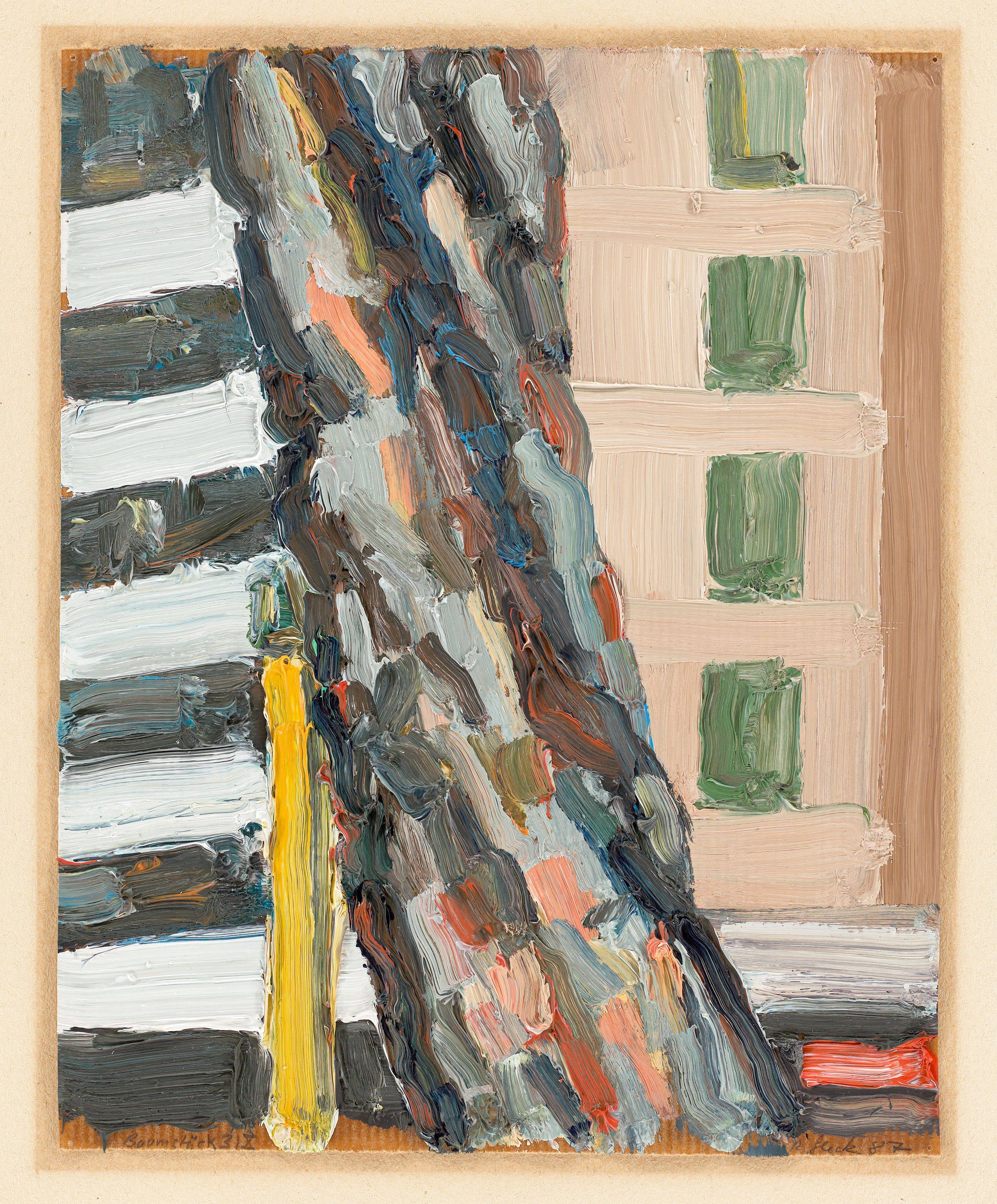 Auf diesem Bild ist das folgende Kunstwerk zu sehen: Ralph Fleck. „Baumstück 3/X“. 1987.