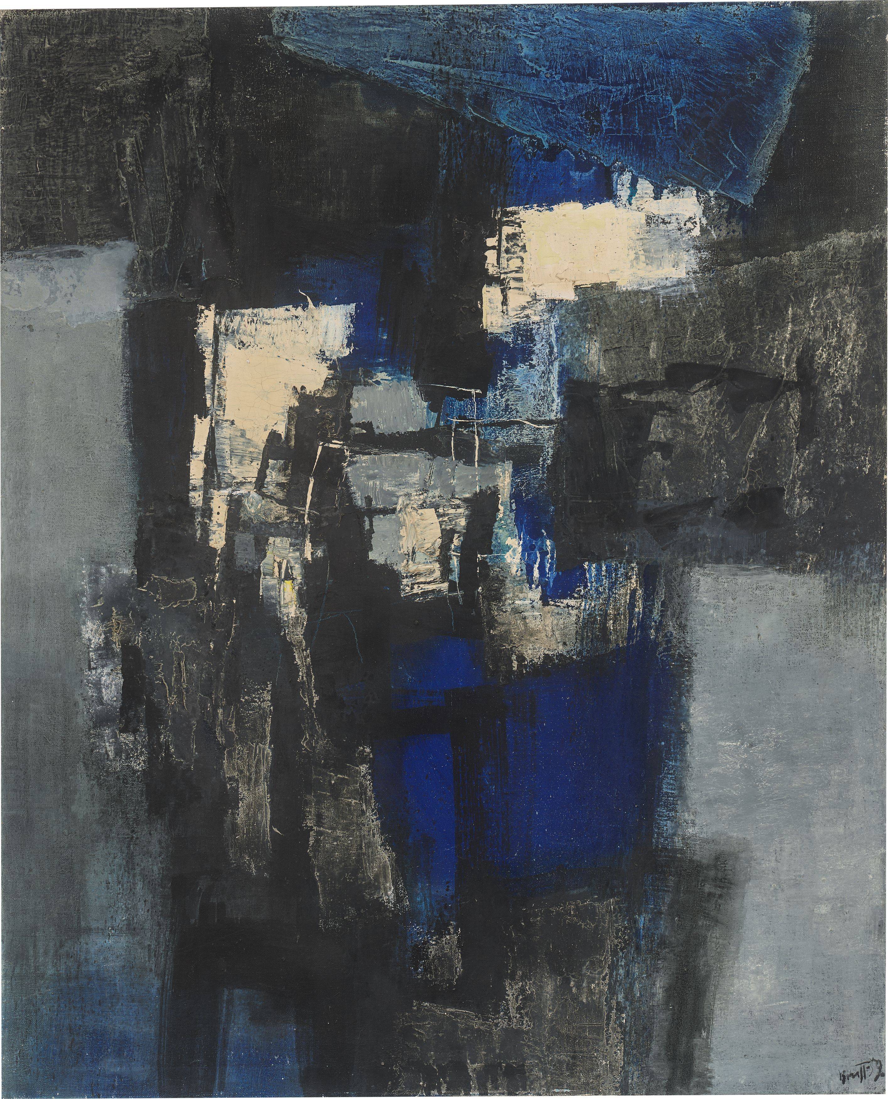 Auf diesem Bild ist das folgende Kunstwerk zu sehen: Karl Friedrich Brust. „Aufsteigend 59“. 1959.