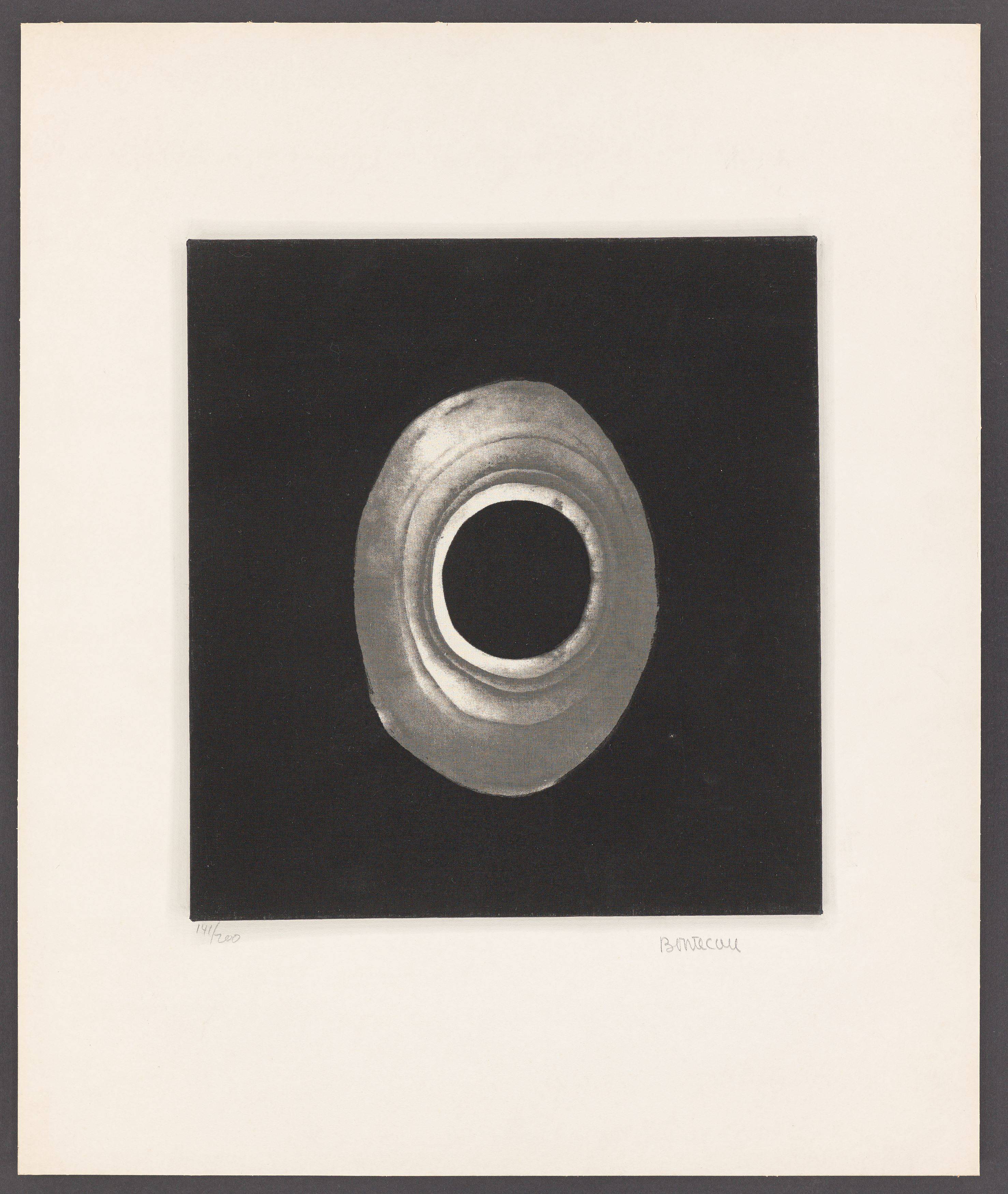 This picture shows the following artwork: Lee Bontecou. From: ”Ten from Leo Castelli”. 1967.