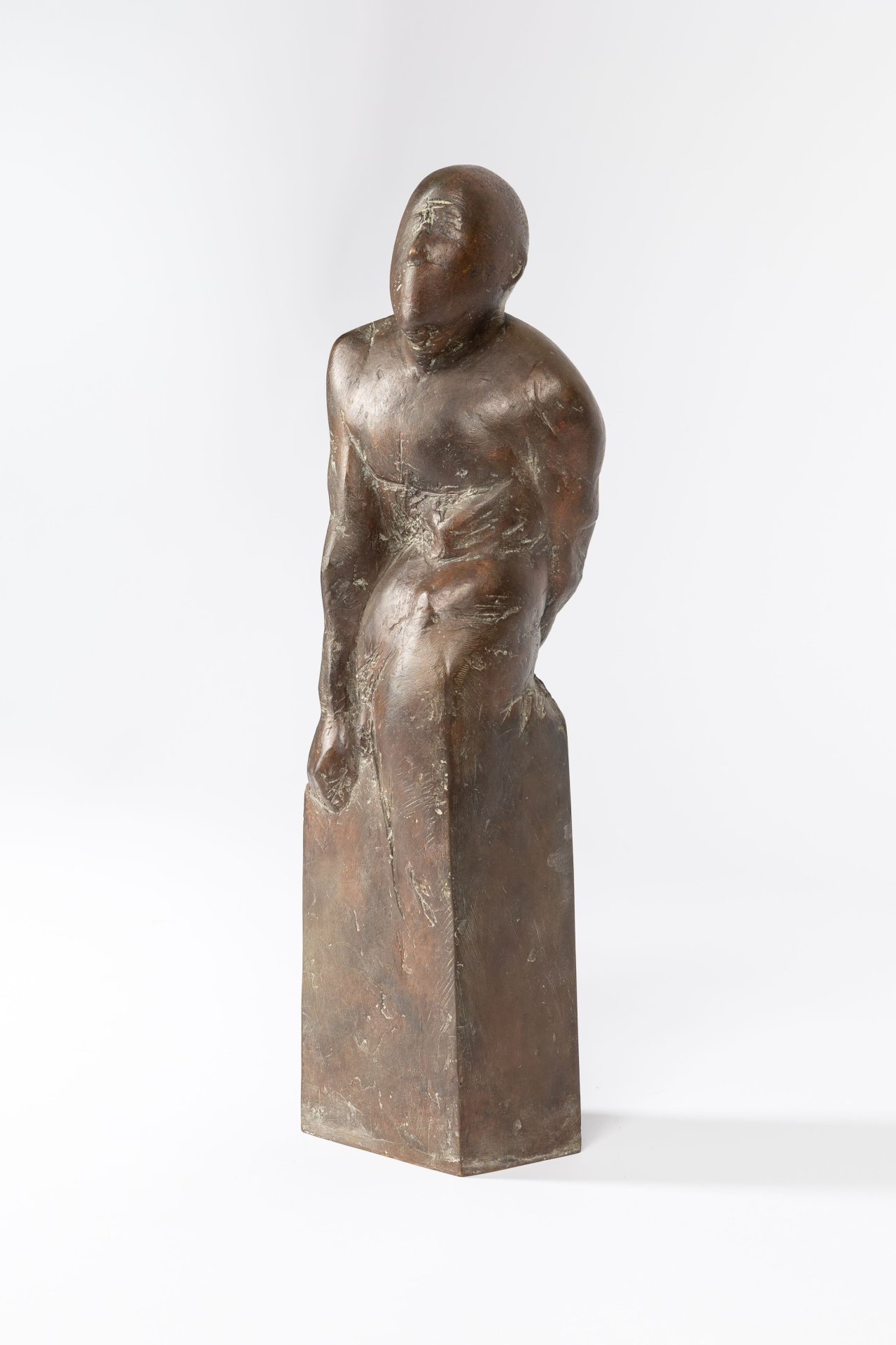 Auf diesem Bild ist das folgende Kunstwerk zu sehen: Waldemar Otto. „Sockeltorso XXII (Hephästos I)“. 1987.