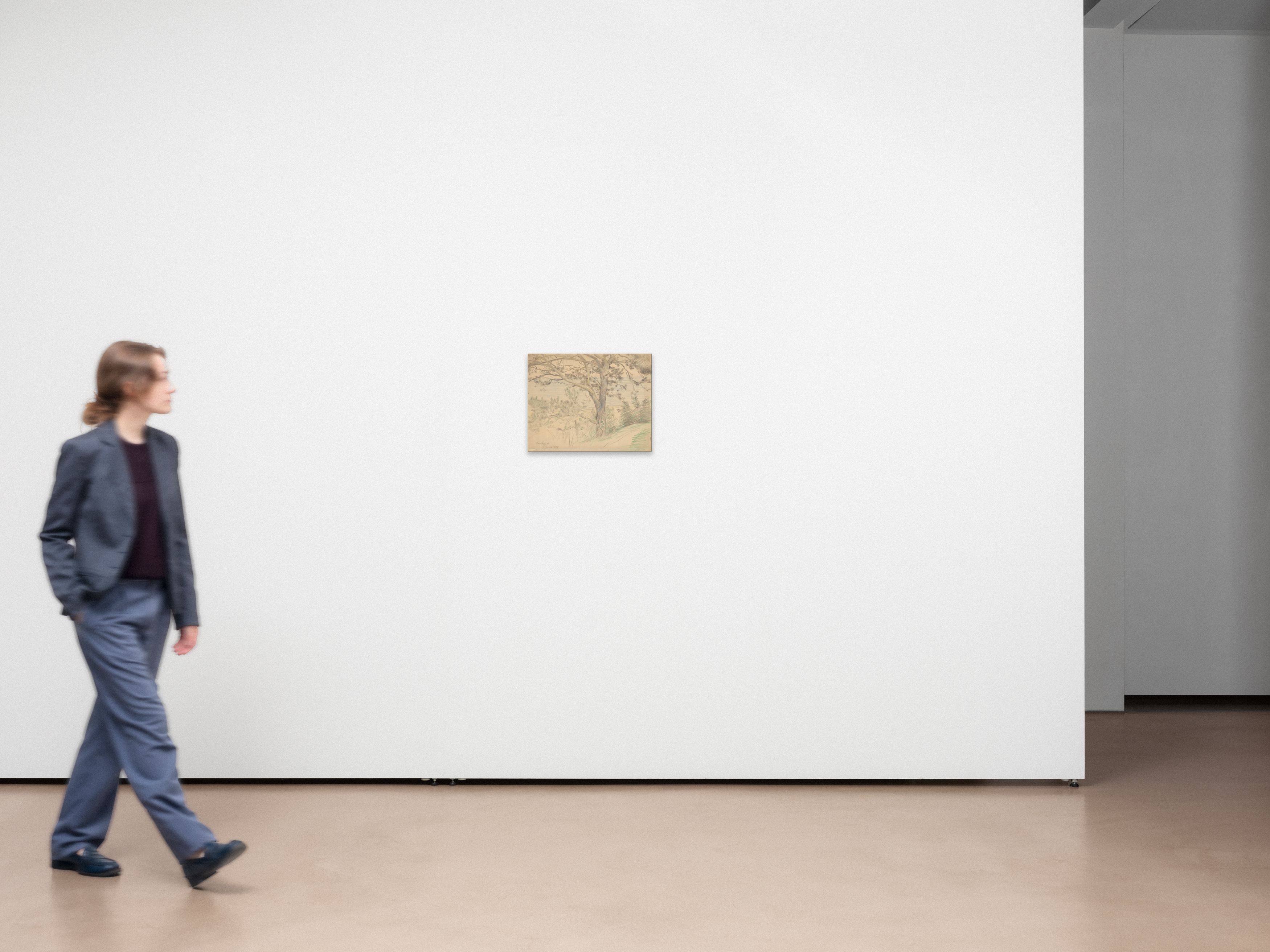 This picture shows the following artwork: Lovis Corinth. Strandkiefer an der Ostseeküste bei Zoppot (Beach pine on the Baltic Sea coast near Sopot). 1896.