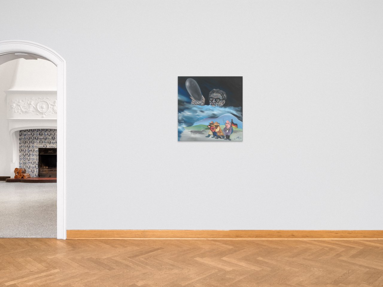 This picture shows the following artwork: Jörg Immendorff. Untitled. 1976.