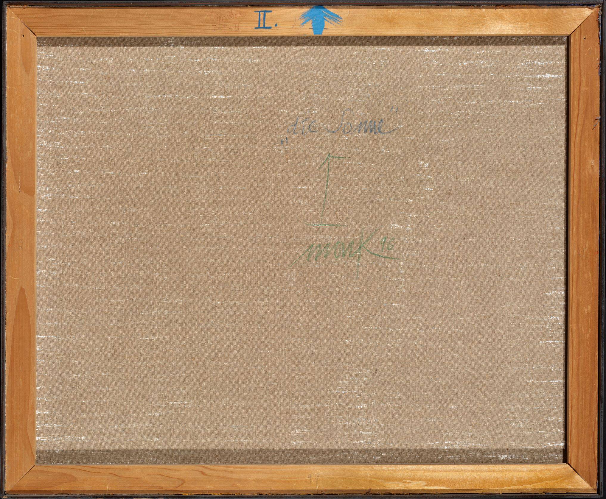 This picture shows the following artwork: Heinz Mack. ”das Meer, die Sonne, das Land”. 1996.