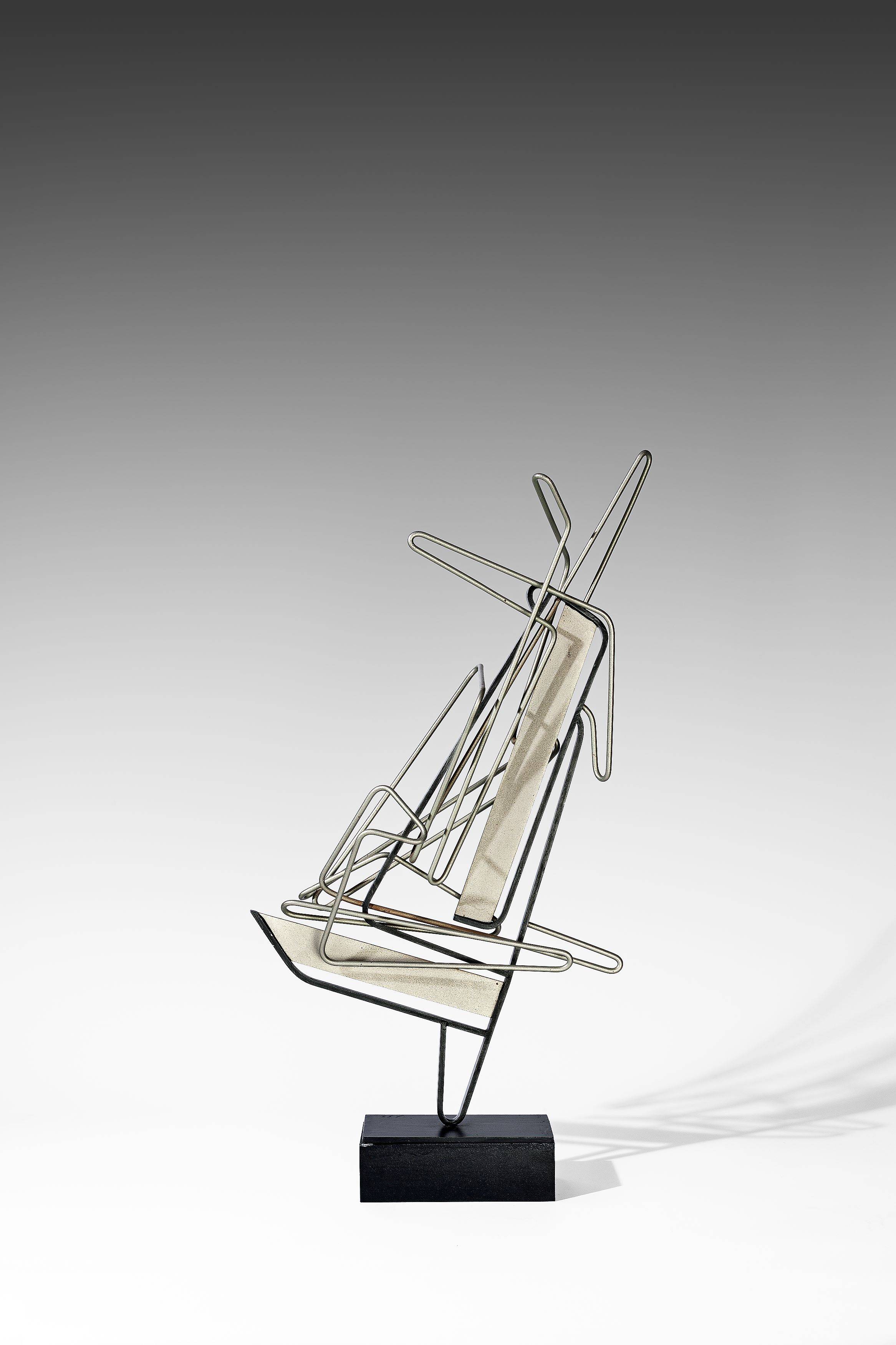 Auf diesem Bild ist das folgende Kunstwerk zu sehen: Hans Uhlmann. „Schiff“. 1952.