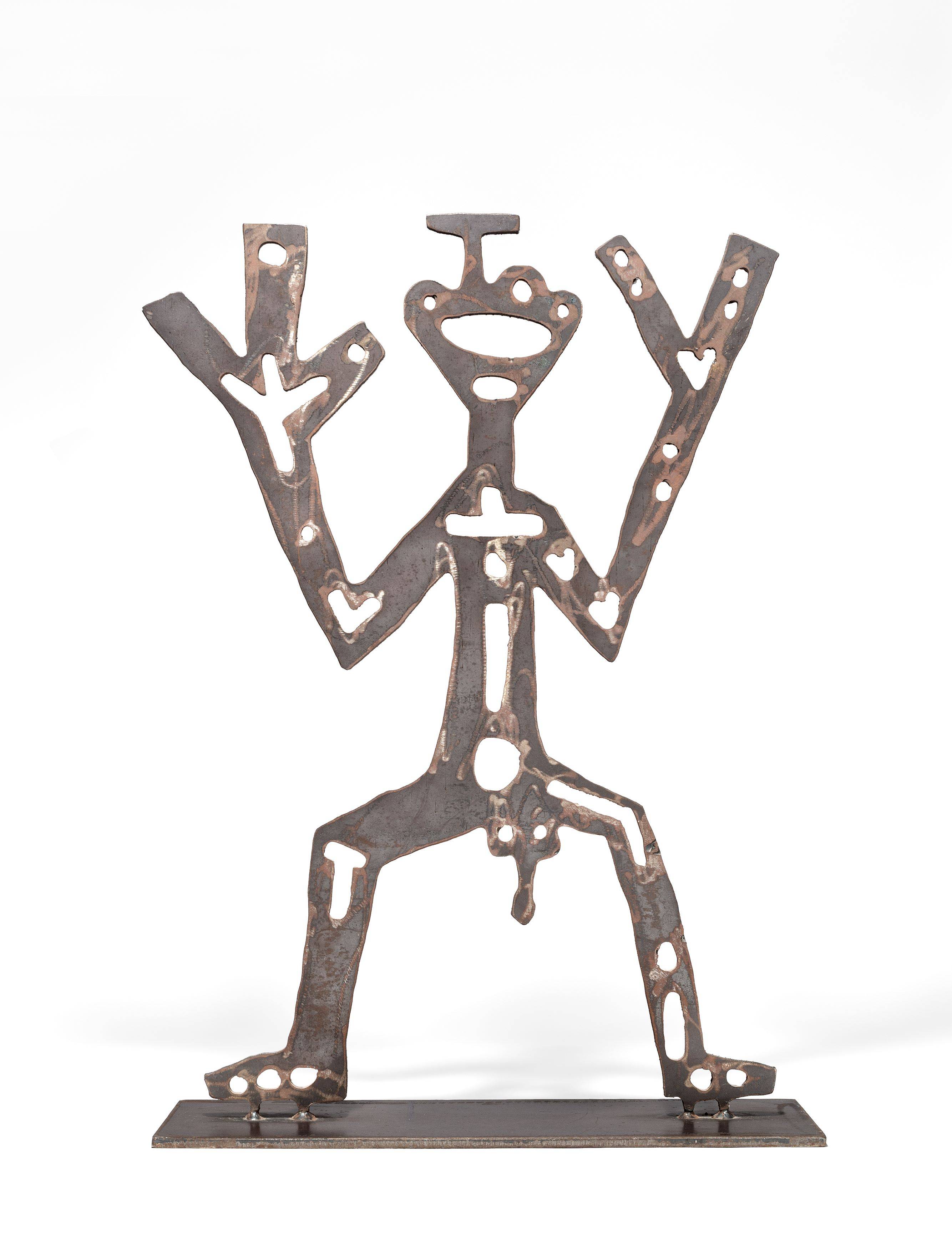 This picture shows the following artwork: A.R. Penck. ”T”. 1991.