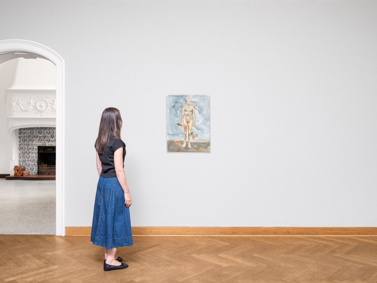 Auf diesem Bild ist das folgende Kunstwerk zu sehen: Anselm Kiefer. „Traigo todas Ias Indias en mi mano“. 1995.