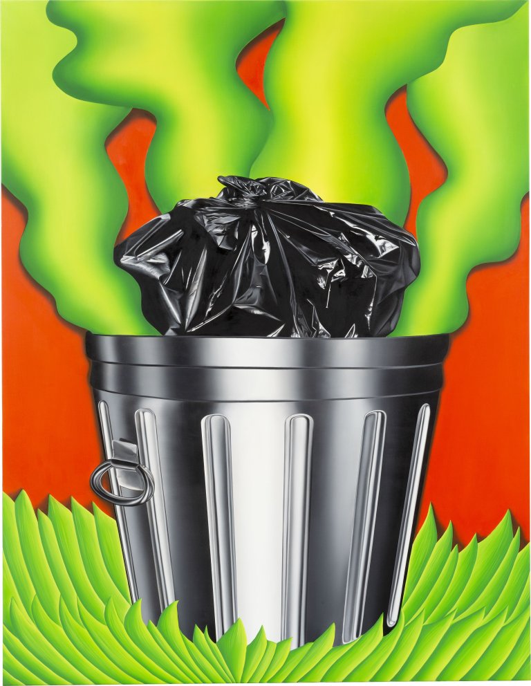 This picture shows the following artwork: Rafa Silvares. Stinking Rubbish. 2021.