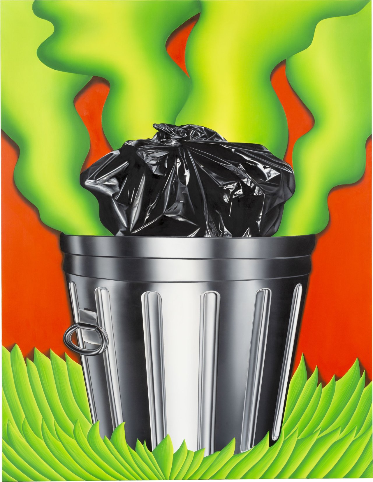 This picture shows the following artwork: Rafa Silvares. Stinking Rubbish. 2021.