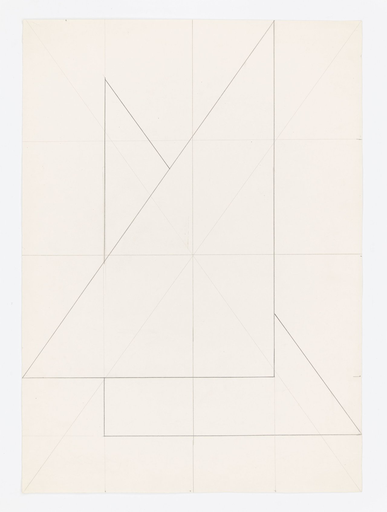 This picture shows the following artwork: Hermann Glöckner. Untitled. 1981.