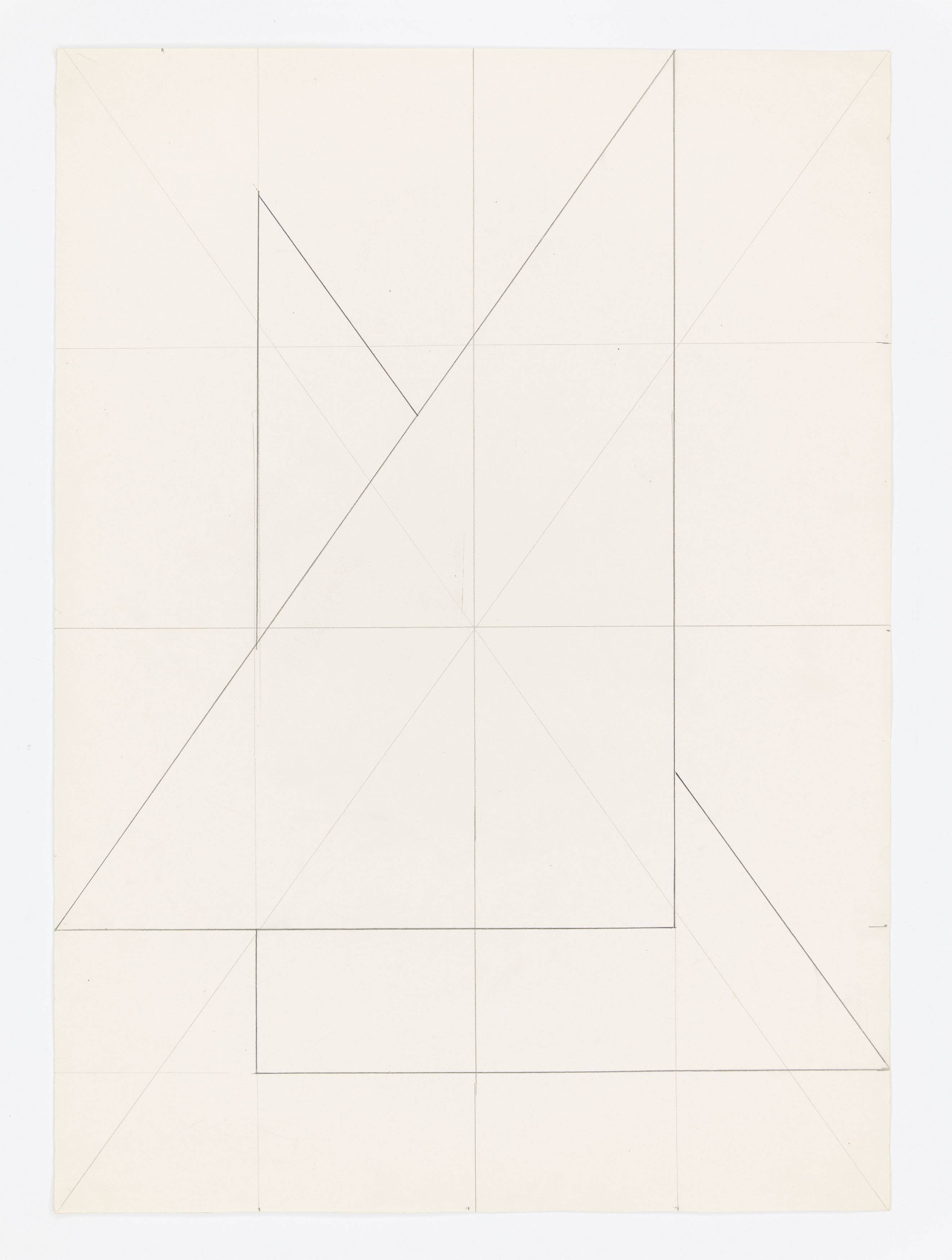 This picture shows the following artwork: Hermann Glöckner. Untitled. 1981.