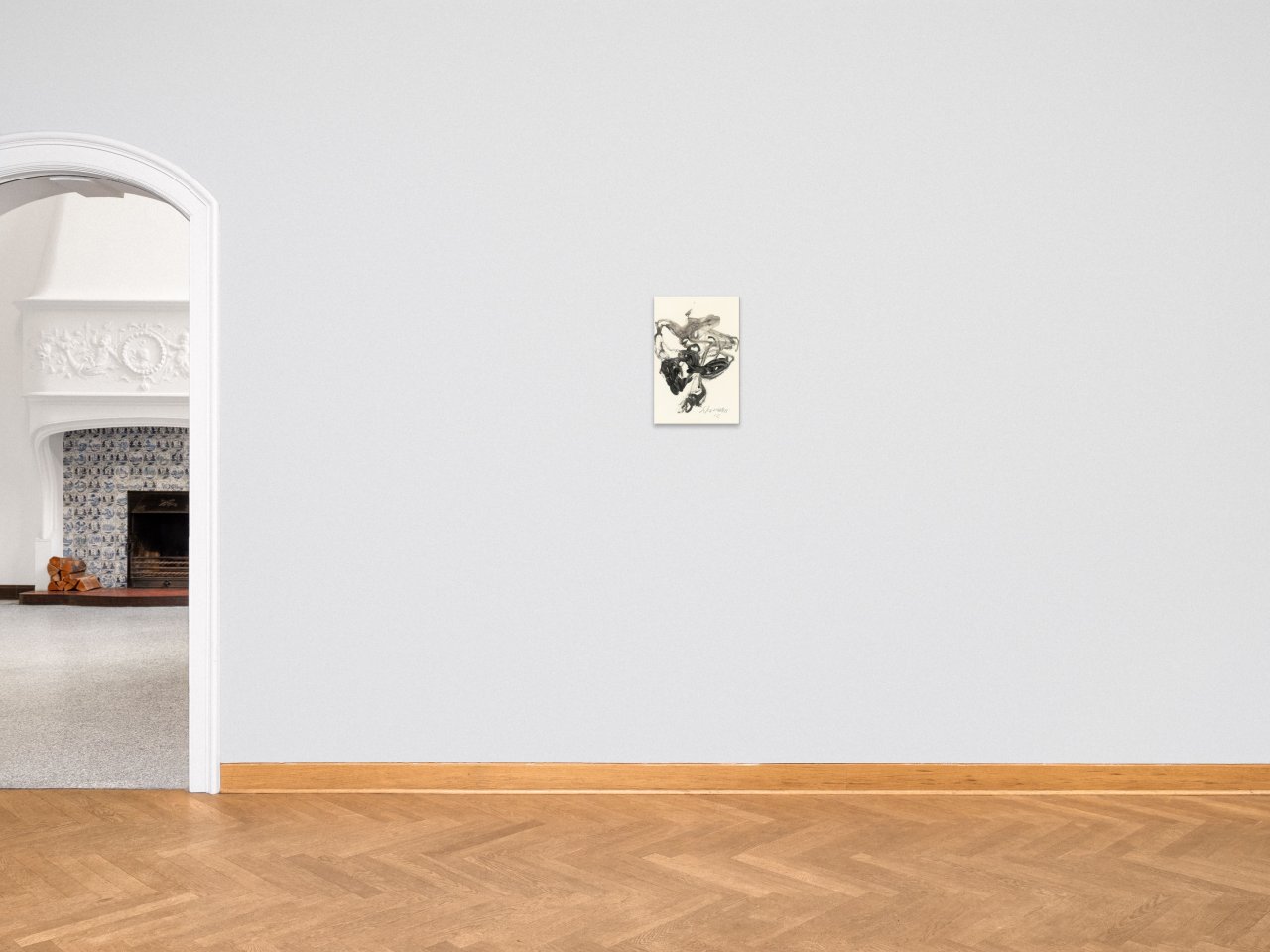 This picture shows the following artwork: Emil Schumacher. Untitled. 1962.