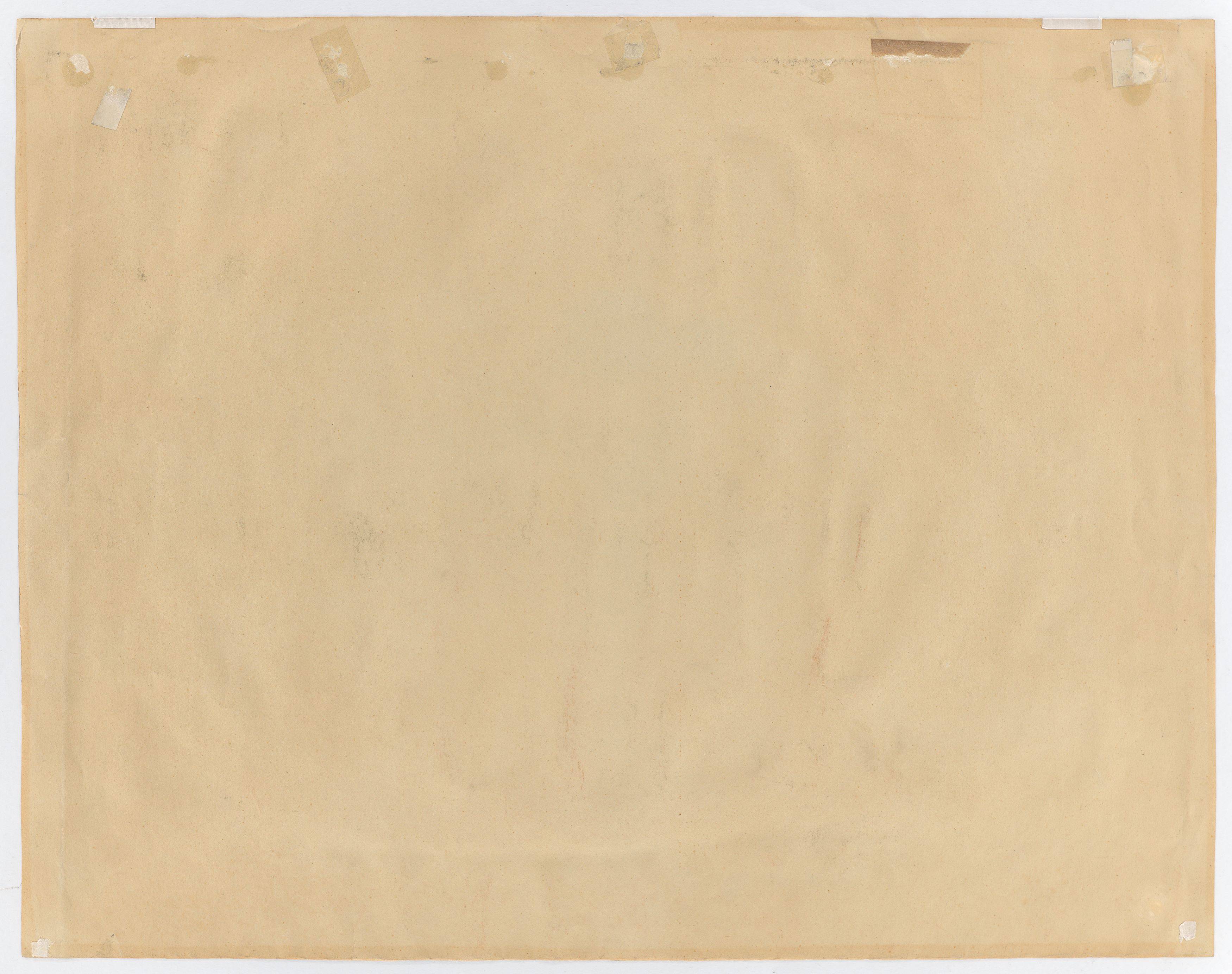 This picture shows the following artwork: Werner Heldt. ”Blick aus dem Fenster mit Fruchtkorb”. 1951.