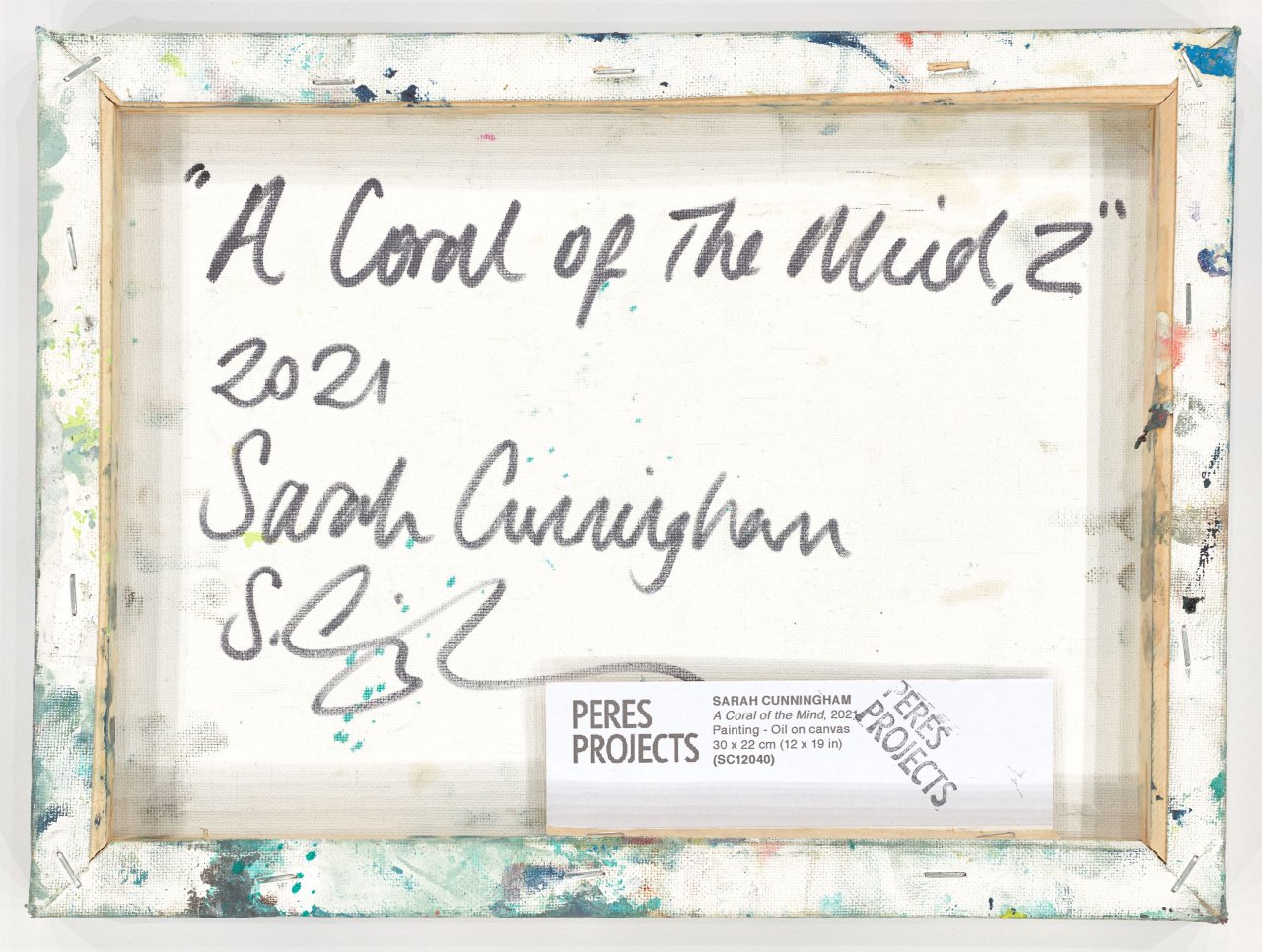 This picture shows the following artwork: Sarah Cunningham. ”A Coral of The Mind, 2”. 2021.