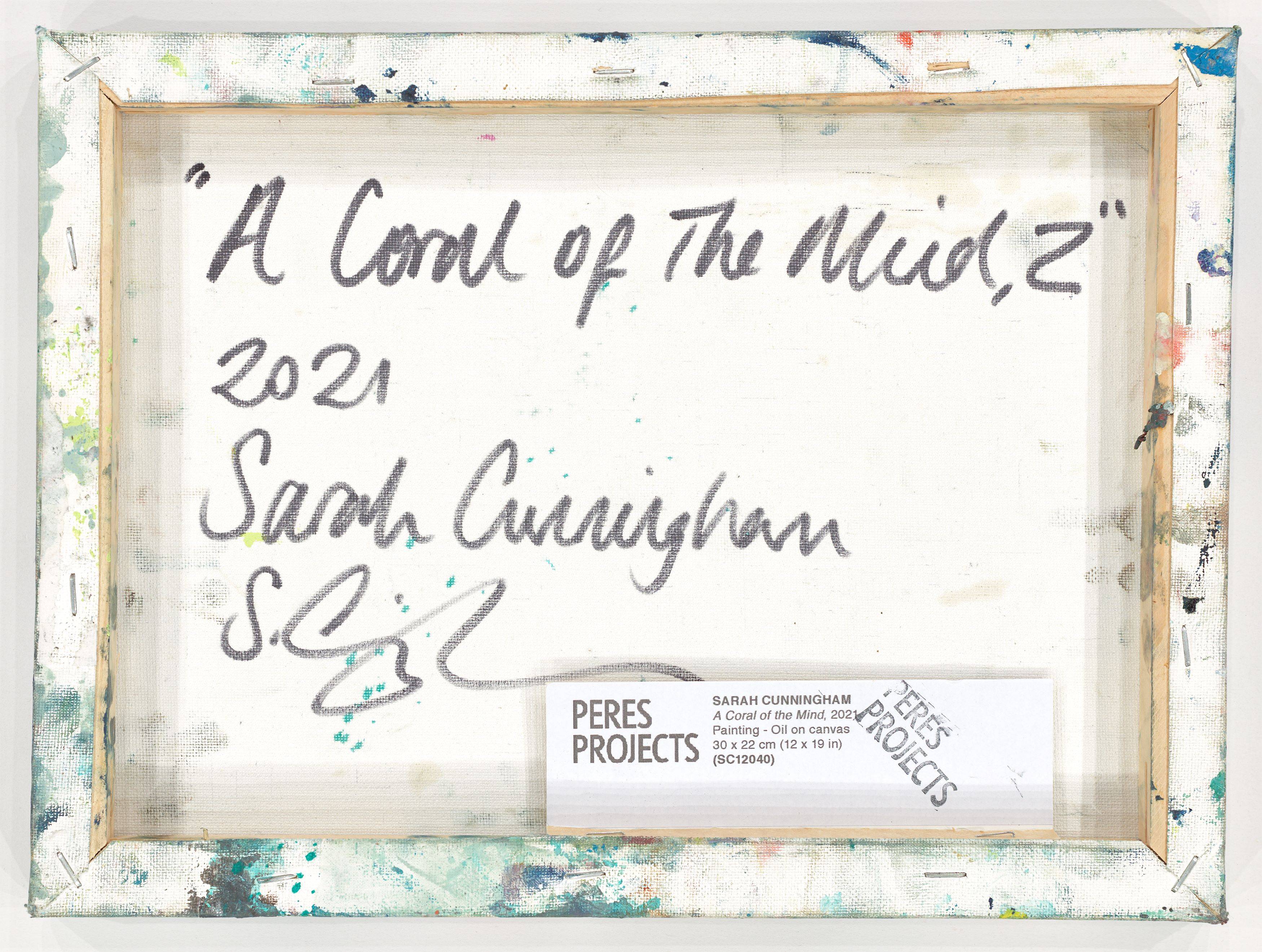 This picture shows the following artwork: Sarah Cunningham. ”A Coral of The Mind, 2”. 2021.