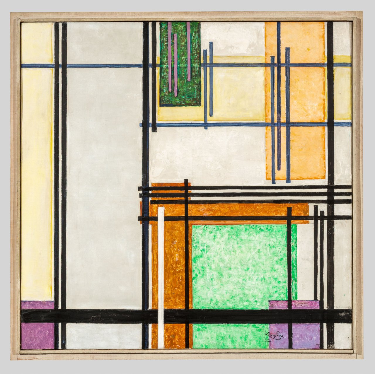 Auf diesem Bild ist das folgende Kunstwerk zu sehen: František Kupka. „Vibrantes“ („Vibrující“). 1952.