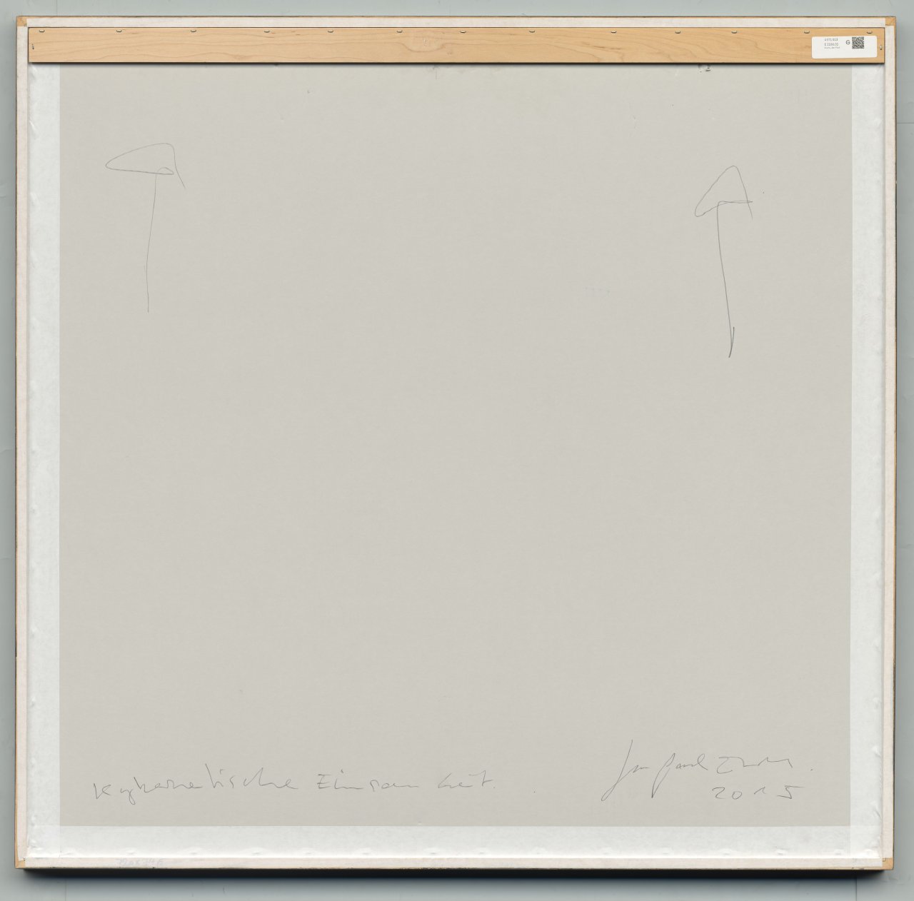 Auf diesem Bild ist das folgende Kunstwerk zu sehen: Jan Paul Evers. „Kybernetische Einsamkeit“. 2015.