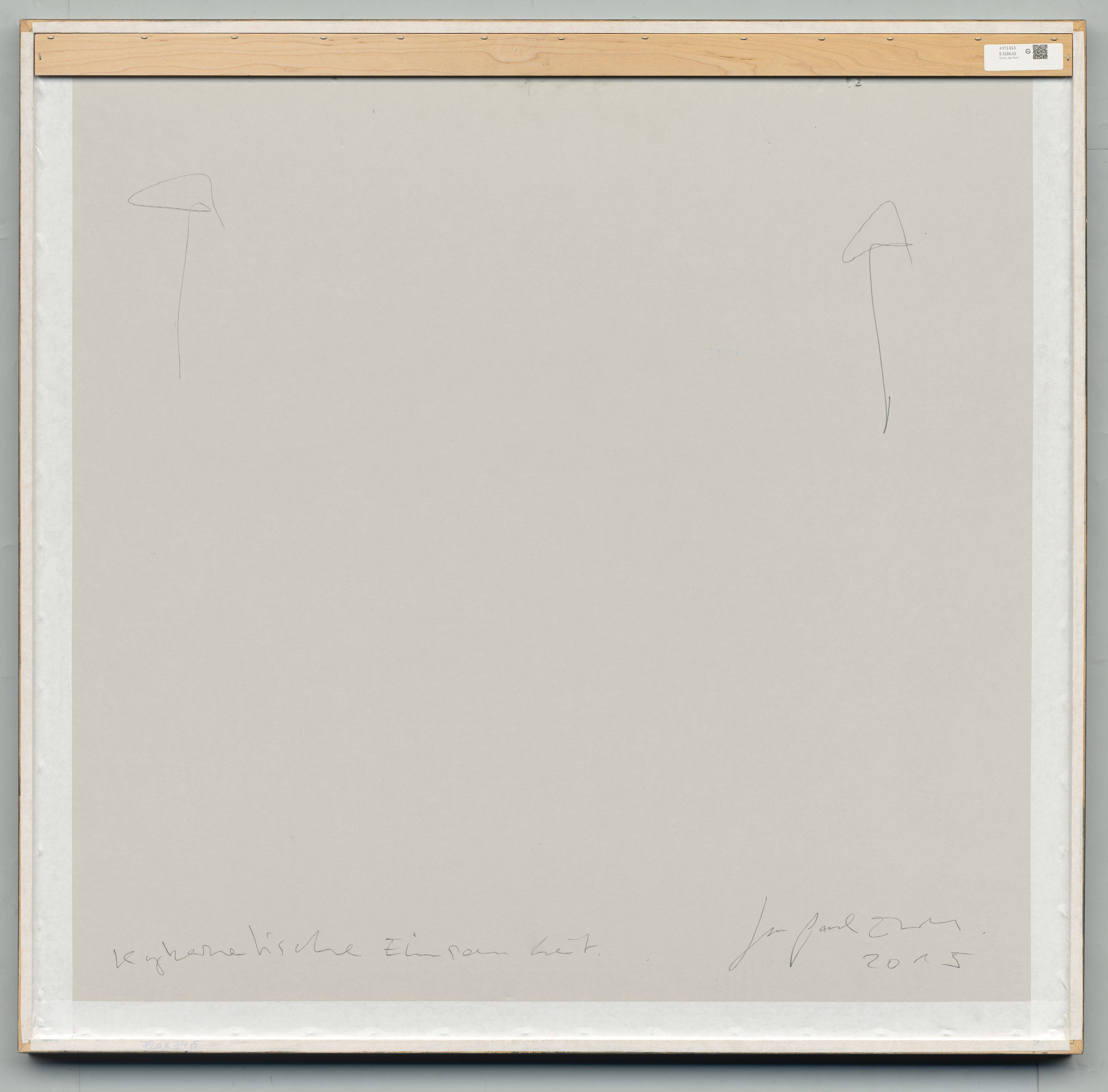 Auf diesem Bild ist das folgende Kunstwerk zu sehen: Jan Paul Evers. „Kybernetische Einsamkeit“. 2015.