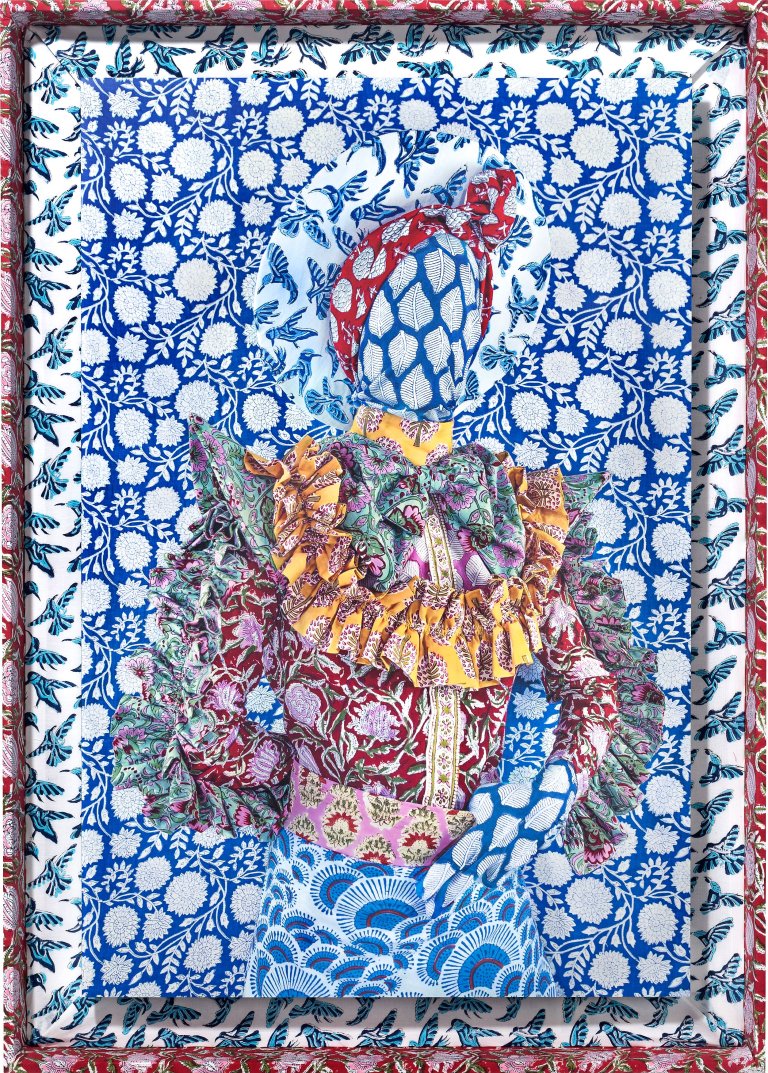 Auf diesem Bild ist das folgende Kunstwerk zu sehen: Alia Ali. „Flock“. 2022.