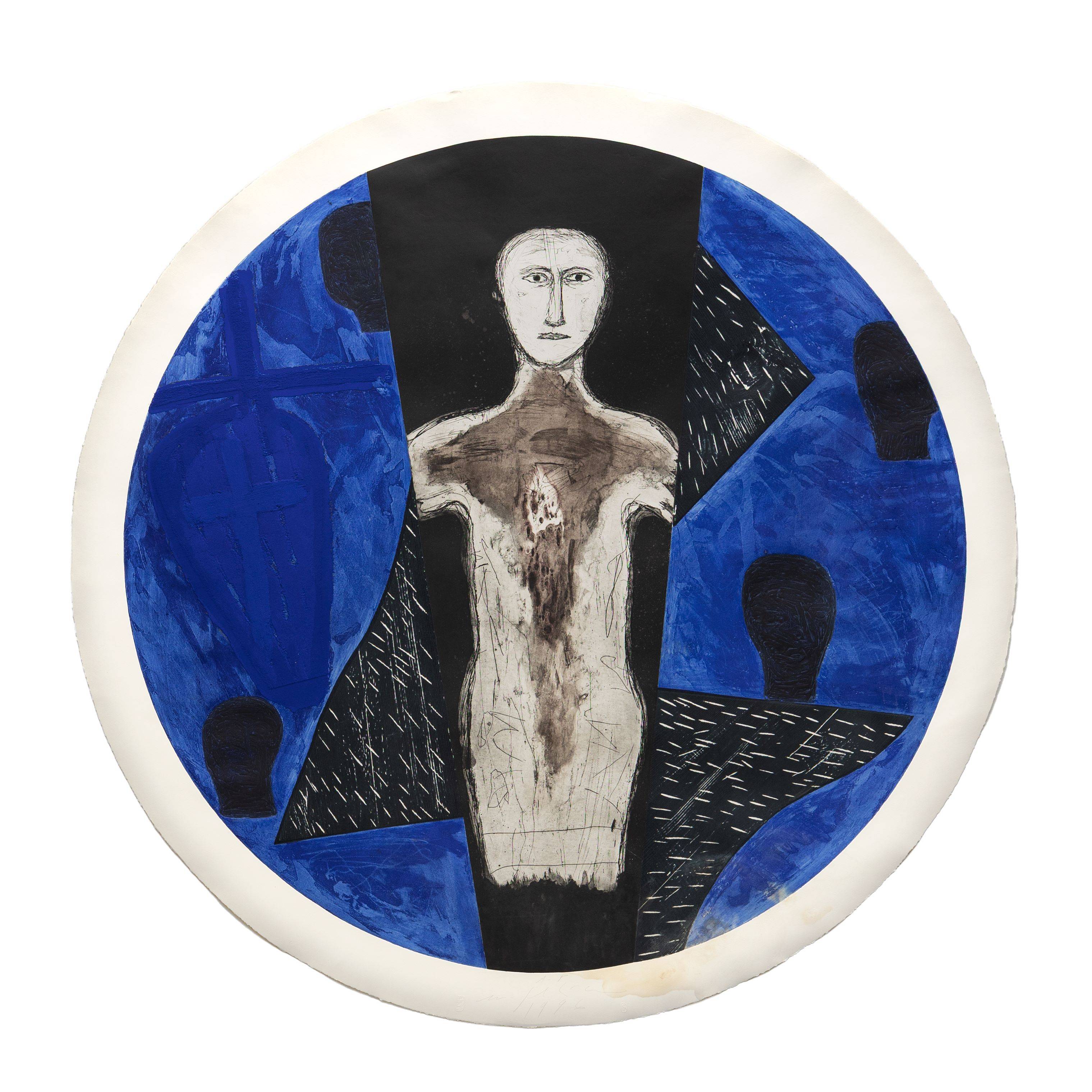 Auf diesem Bild ist das folgende Kunstwerk zu sehen: Mimmo Paladino. „Oceania“. 1996.