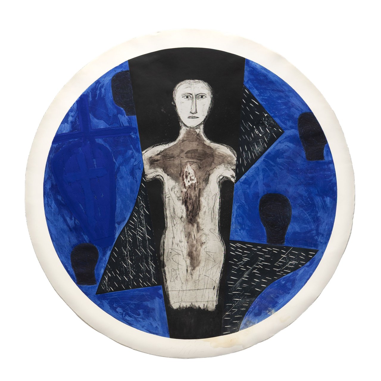 Auf diesem Bild ist das folgende Kunstwerk zu sehen: Mimmo Paladino. „Oceania“. 1996.