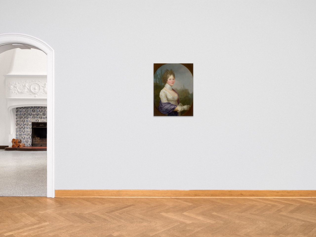 Auf diesem Bild ist das folgende Kunstwerk zu sehen: Friedrich Georg Weitsch. Porträt der Königin Luise von Preußen. 1799.