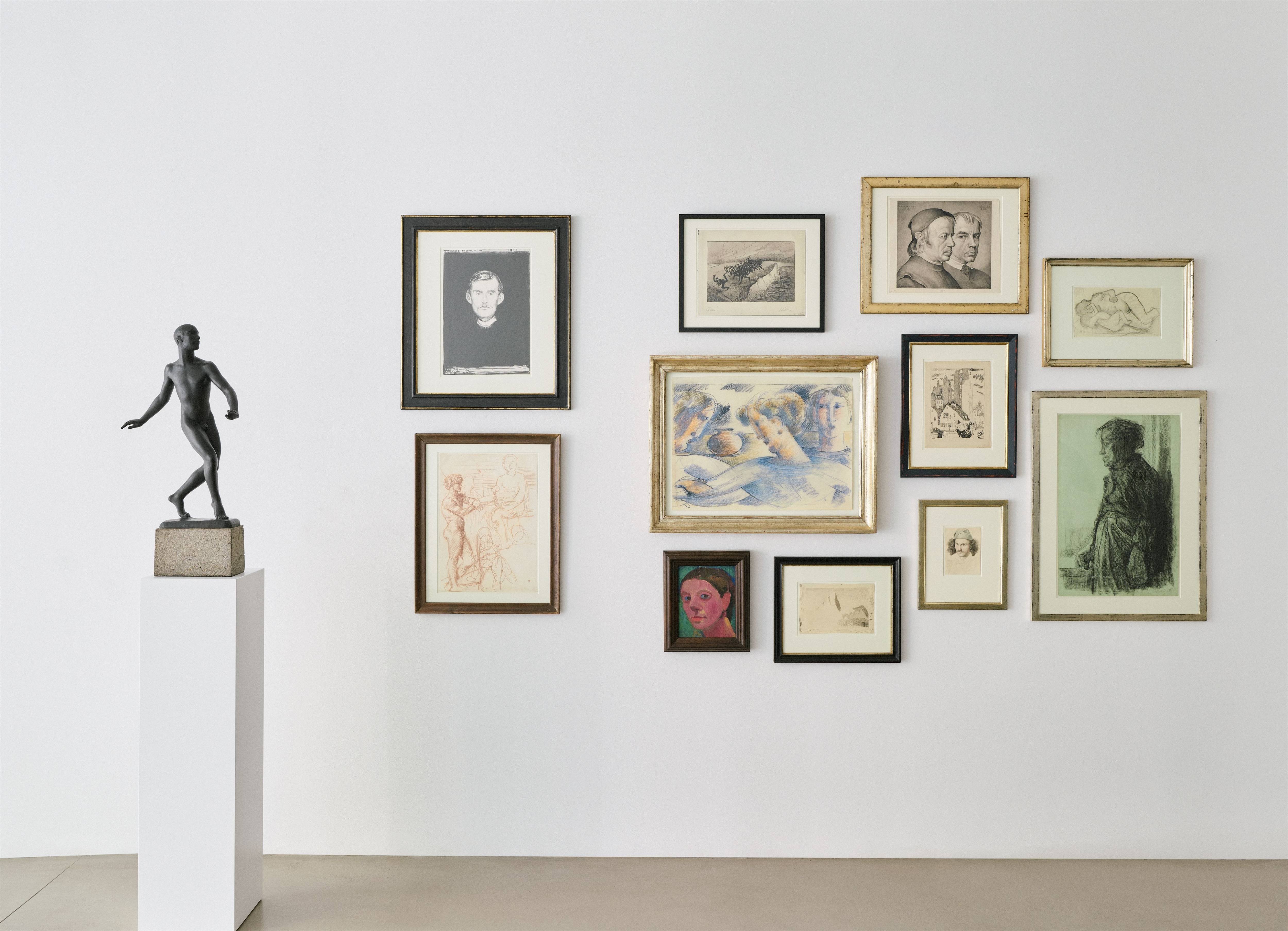 This picture shows the following artwork: Georg Kolbe. ”Tänzer Nijinsky”. 1913/19.