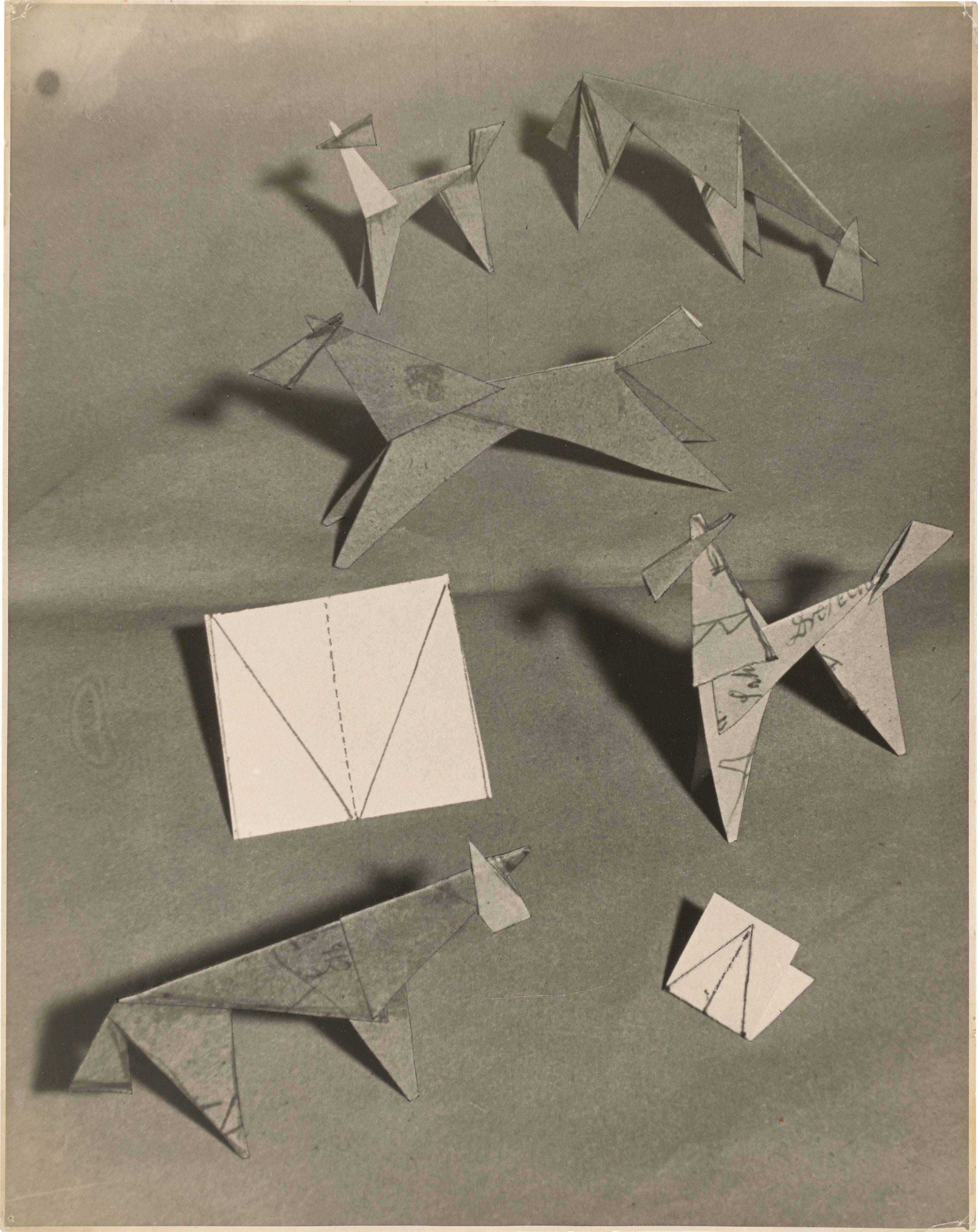 This picture shows the following artwork: William Wauer. ”Faltfiguren”. 1917.