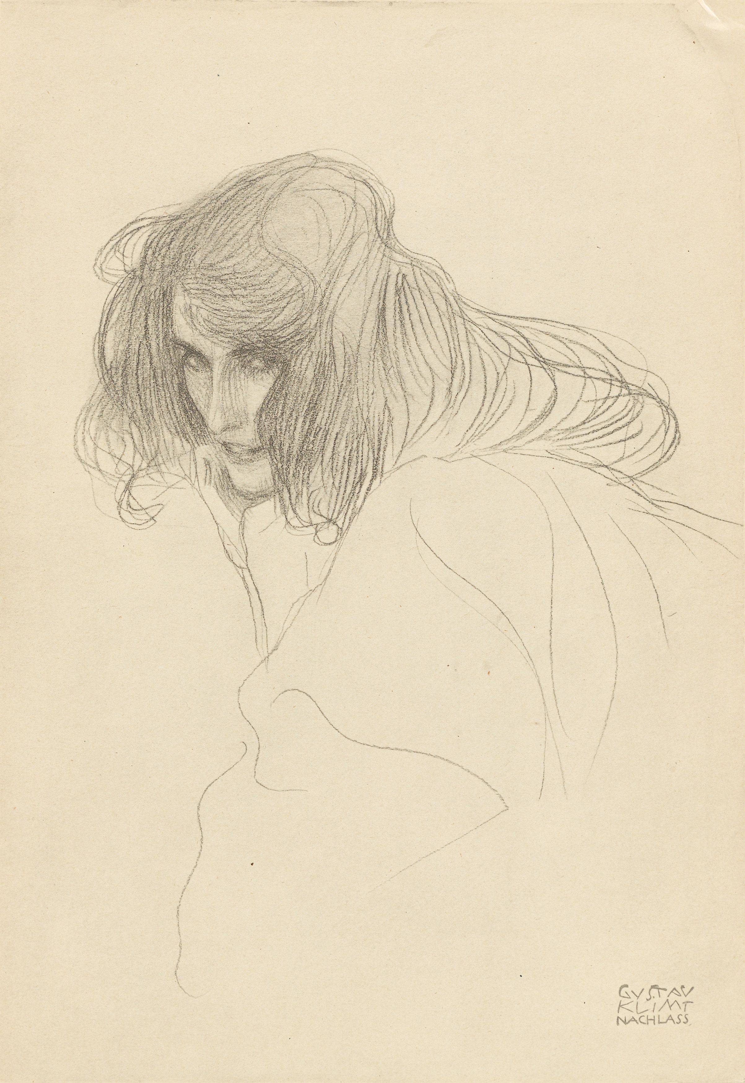 Auf diesem Bild ist das folgende Kunstwerk zu sehen: Gustav Klimt. „25 Handzeichnungen“. 1919.