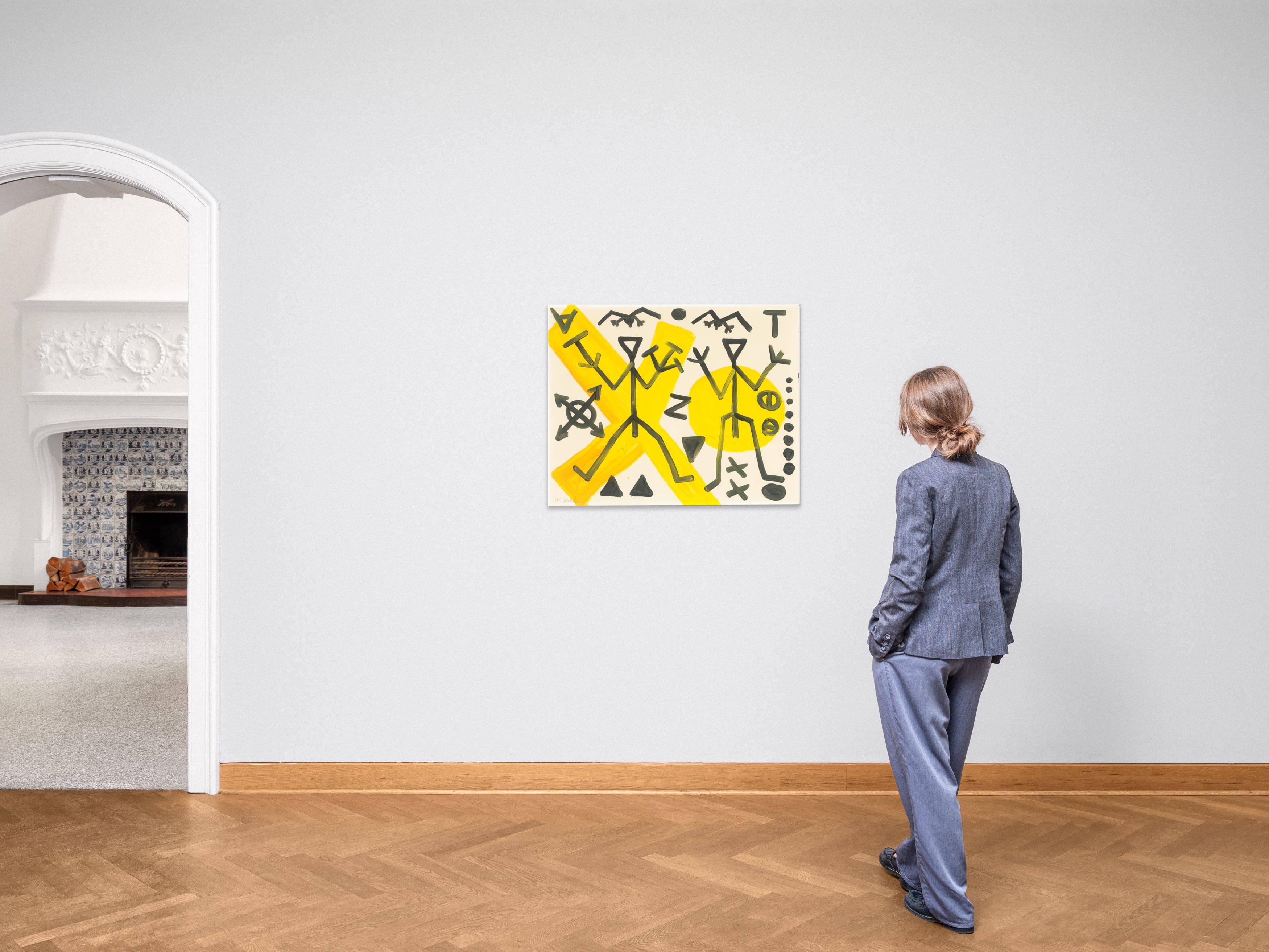 This picture shows the following artwork: A.R. Penck. ”CHARLY”. 1993.