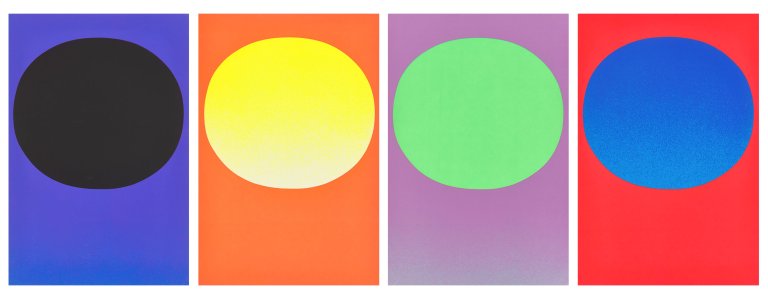 Auf diesem Bild ist das folgende Kunstwerk zu sehen: Rupprecht Geiger. „Geiger – Modulation“. 1969.